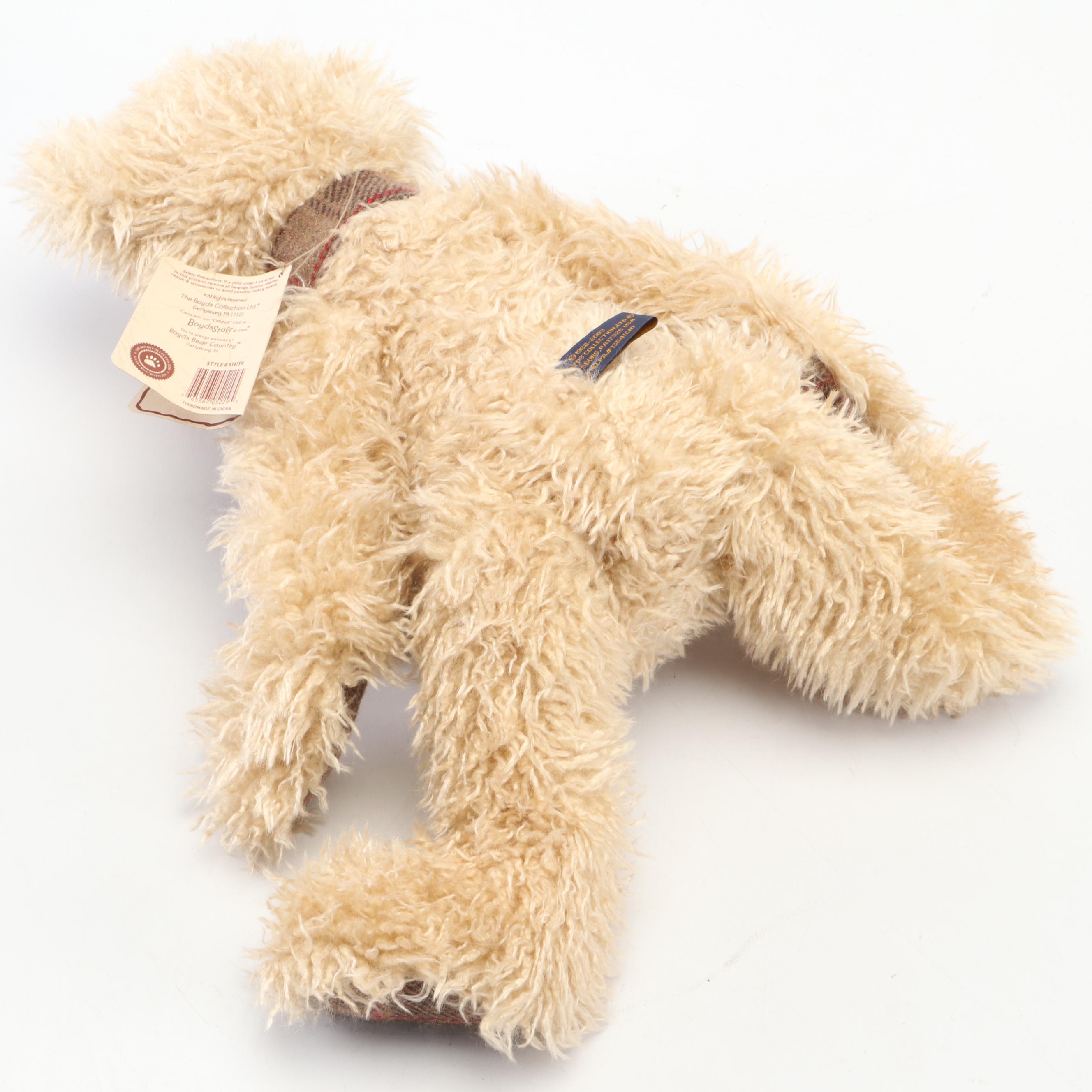 Boyds Bears Head Bean Heirloom Collection "Percy P. Pawsley" with Rocking Horse