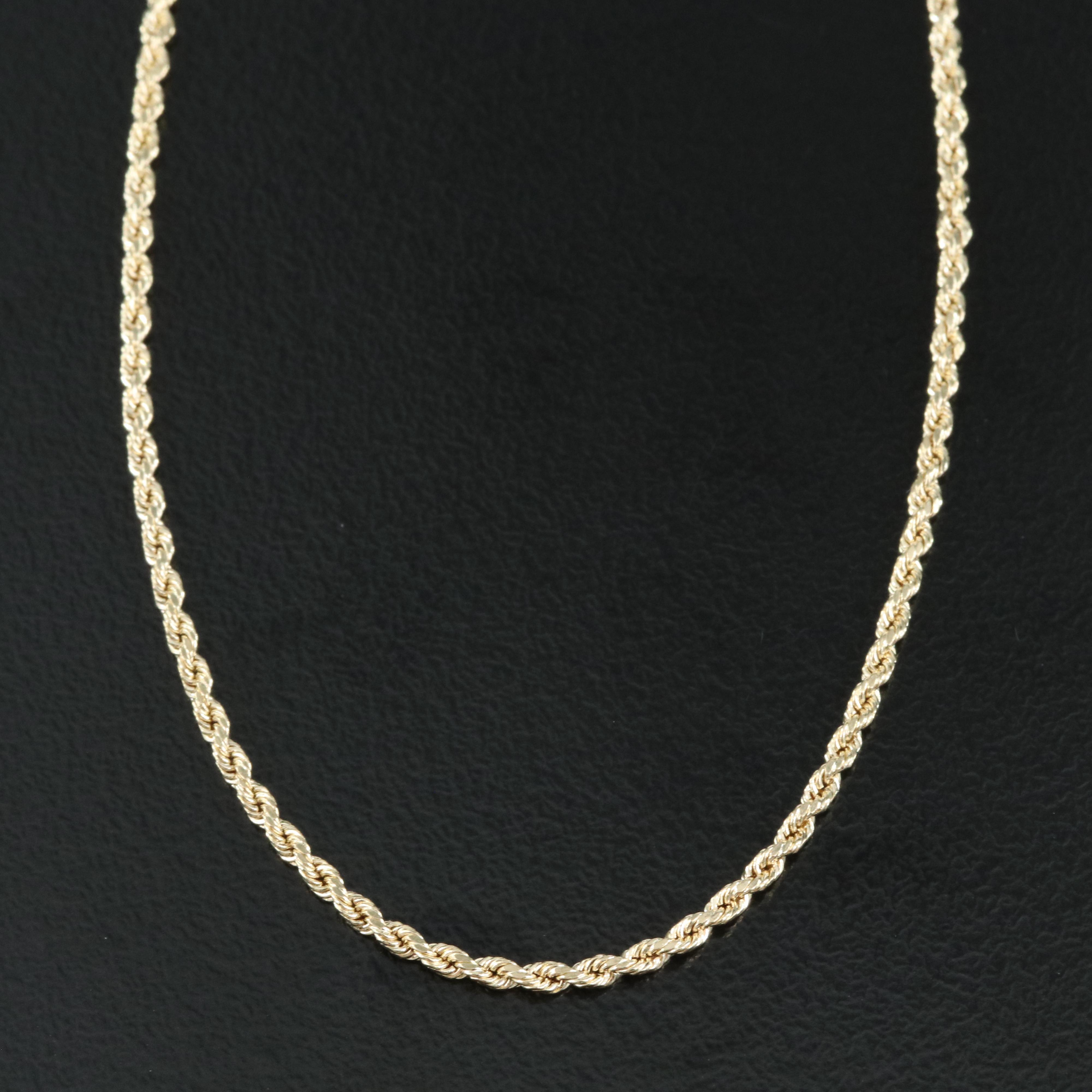 14K Rope Necklace
