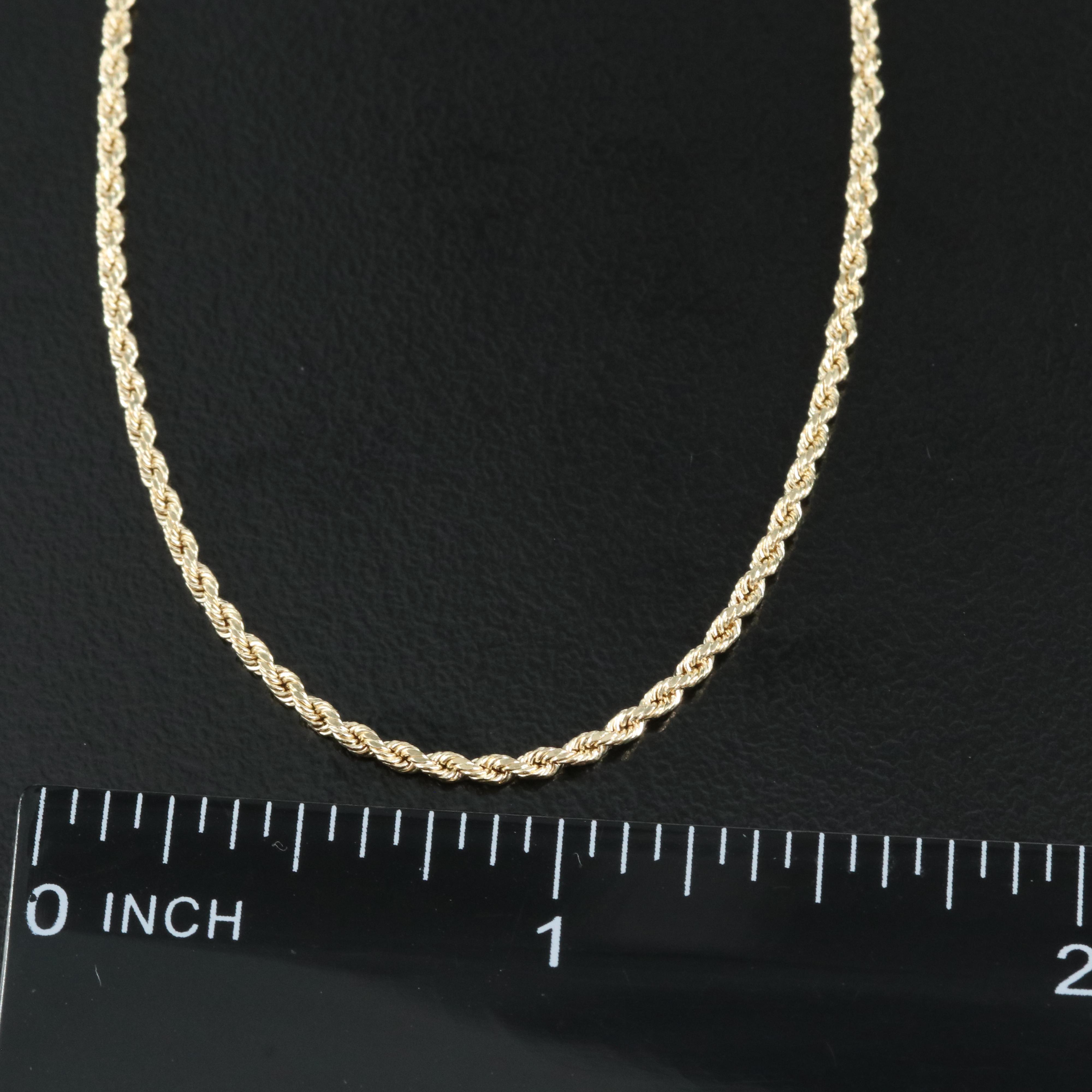 14K Rope Necklace