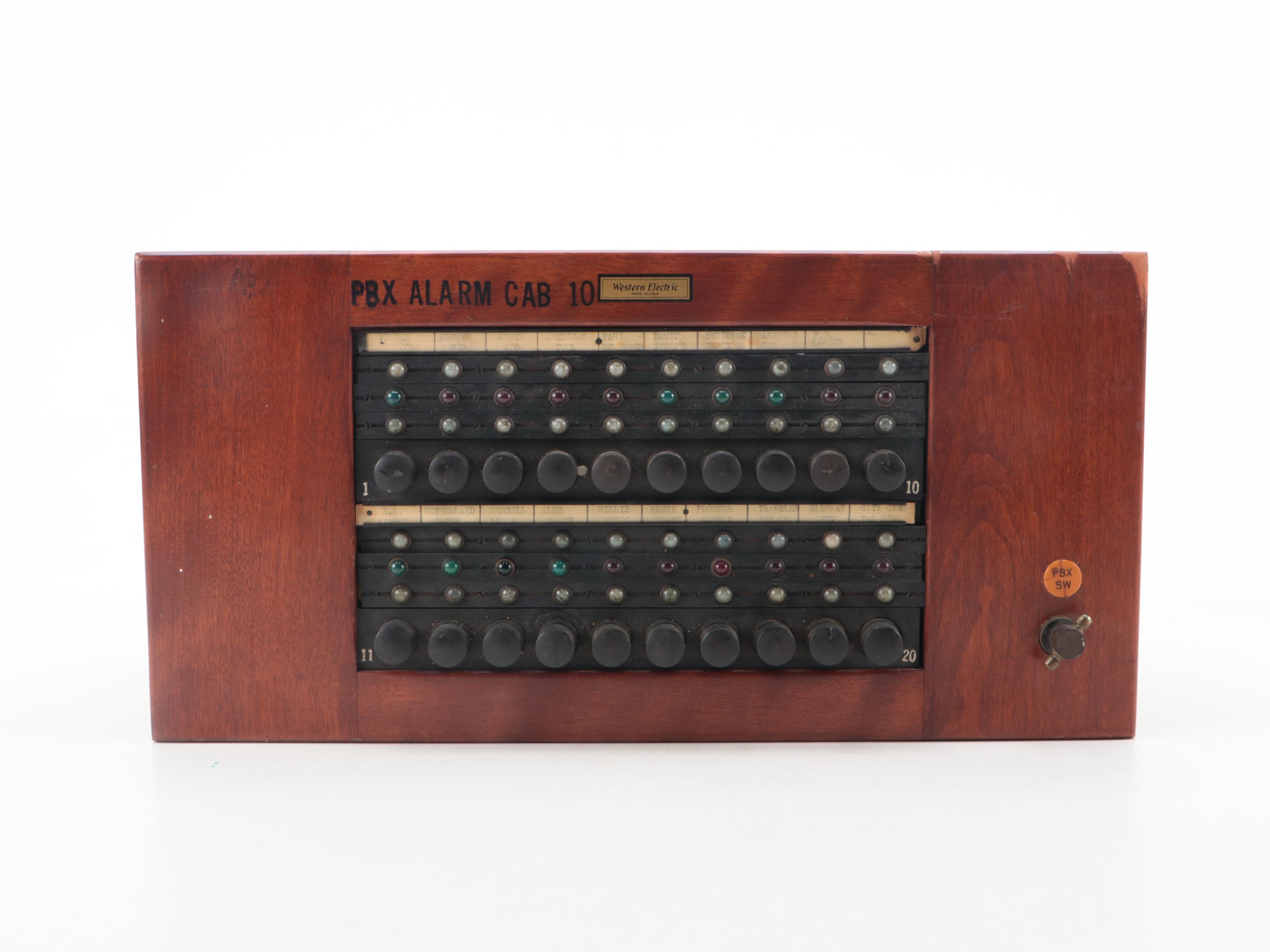 Western Electric PBX Telephone Switchboard