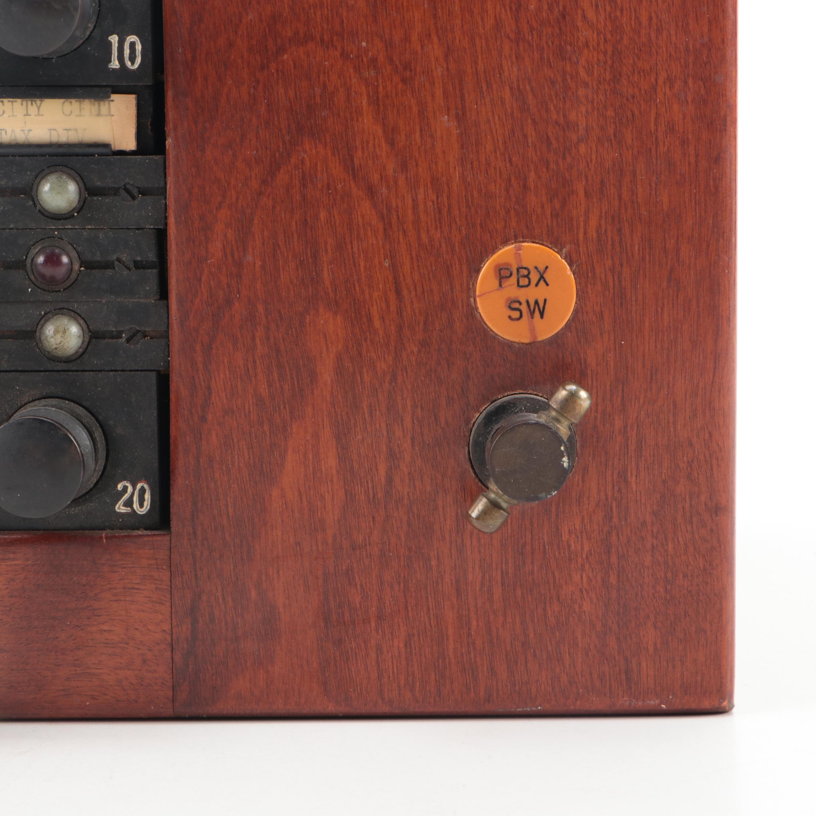 Western Electric PBX Telephone Switchboard