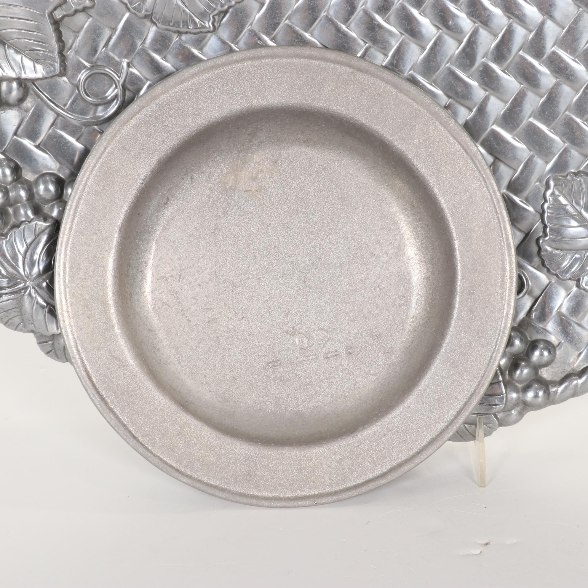 Lenox, Wilton and Boardman Pewter Serveware and Bud Vase EBTH