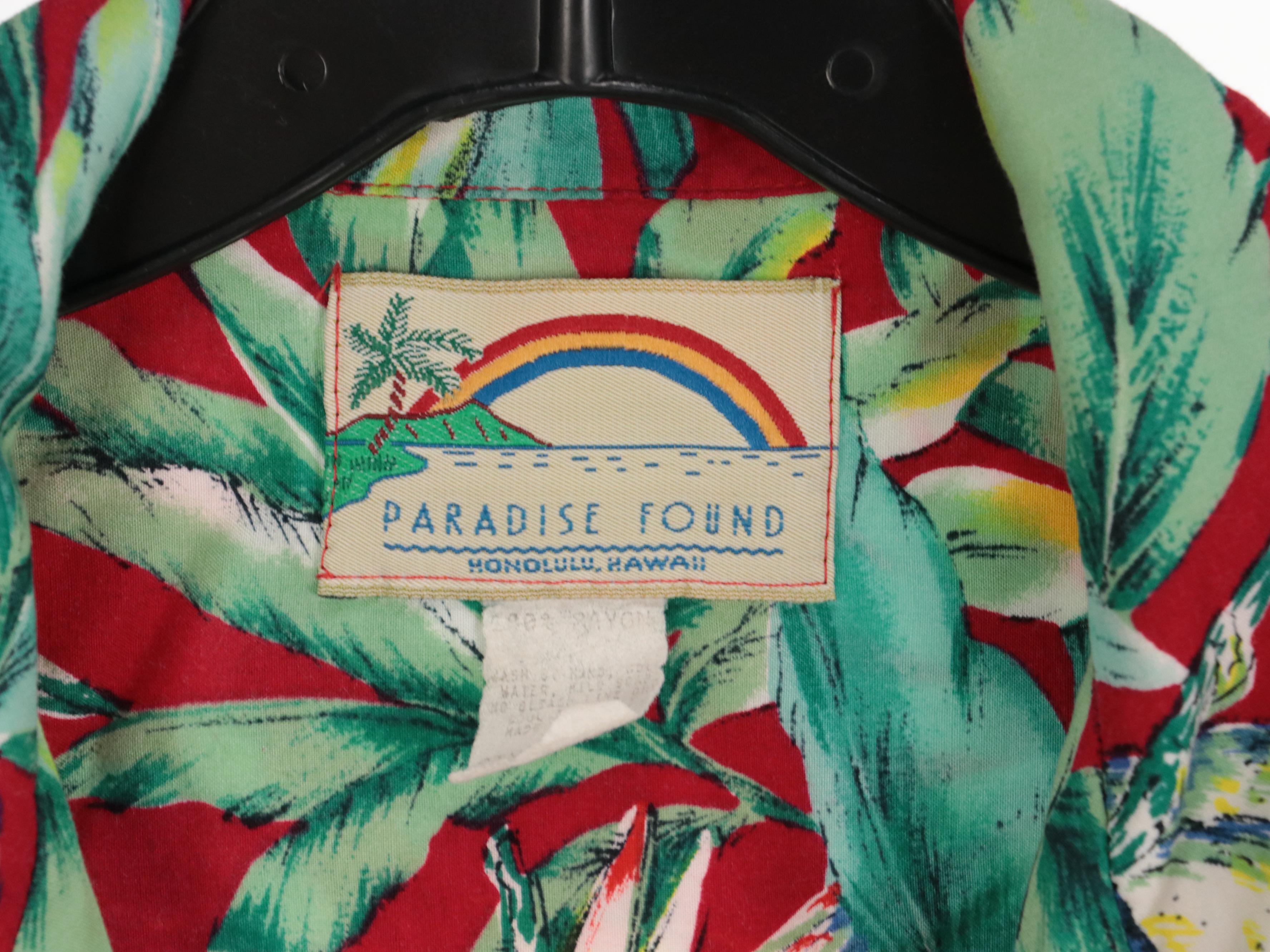 Men's Hawaiian and Printed Button-Up Shirts