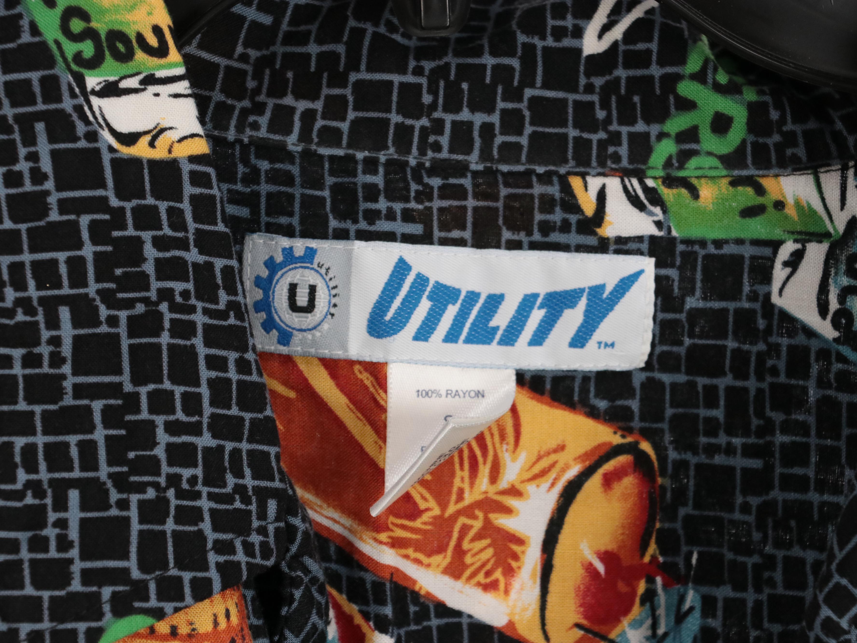 Men's Hawaiian and Printed Button-Up Shirts