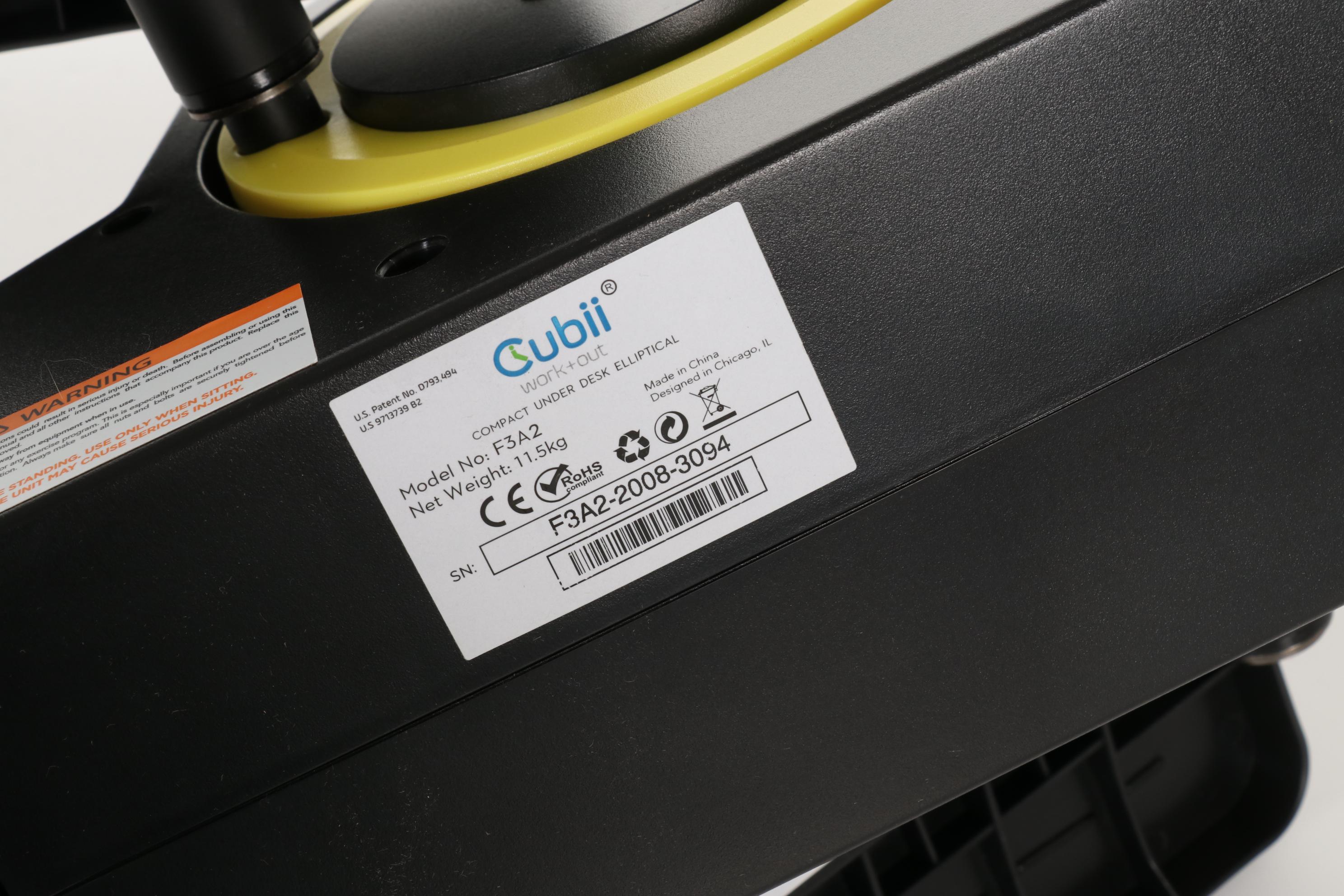 Qubii Compact Under Desk Elliptical and Breo Foot Massager