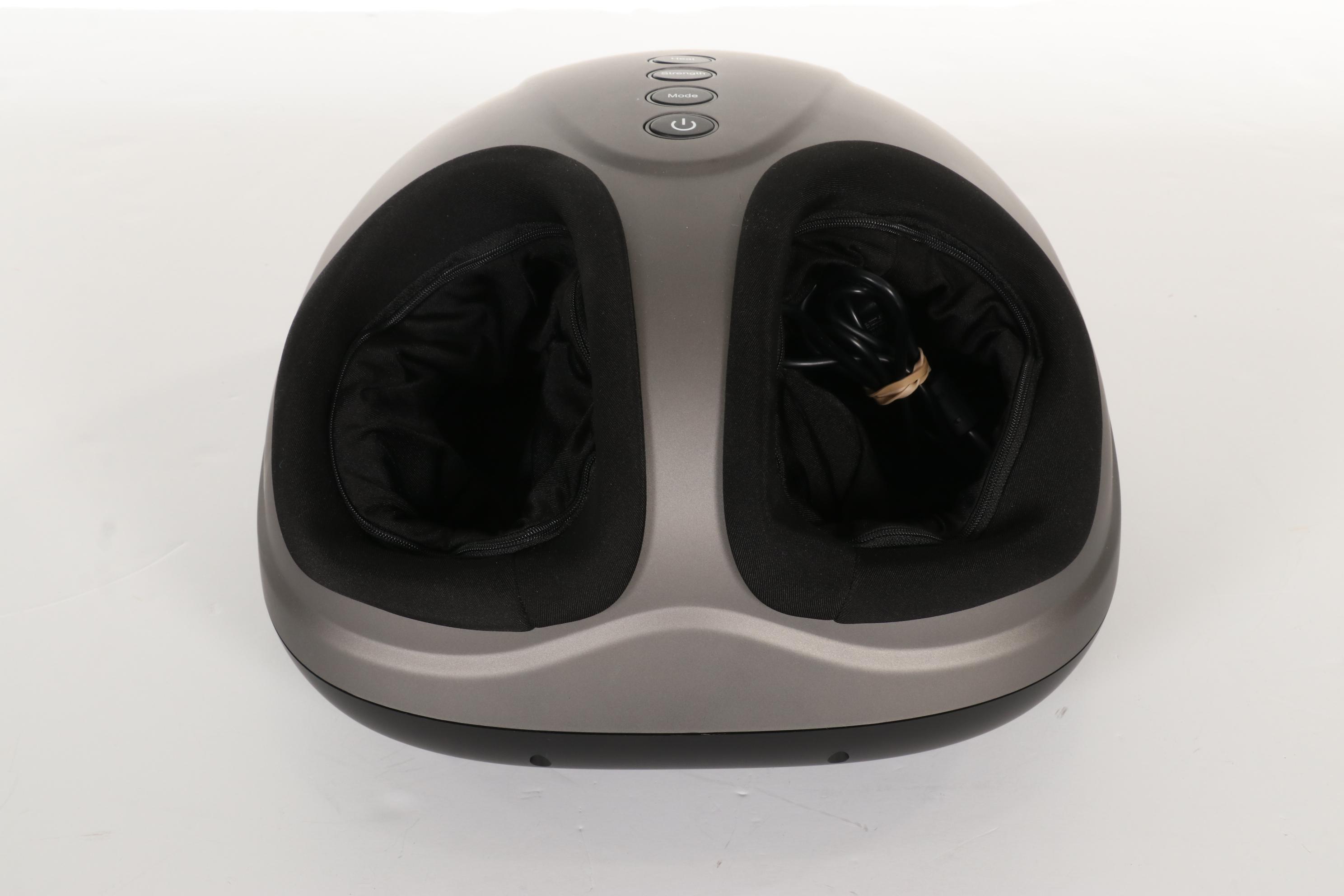 Qubii Compact Under Desk Elliptical and Breo Foot Massager