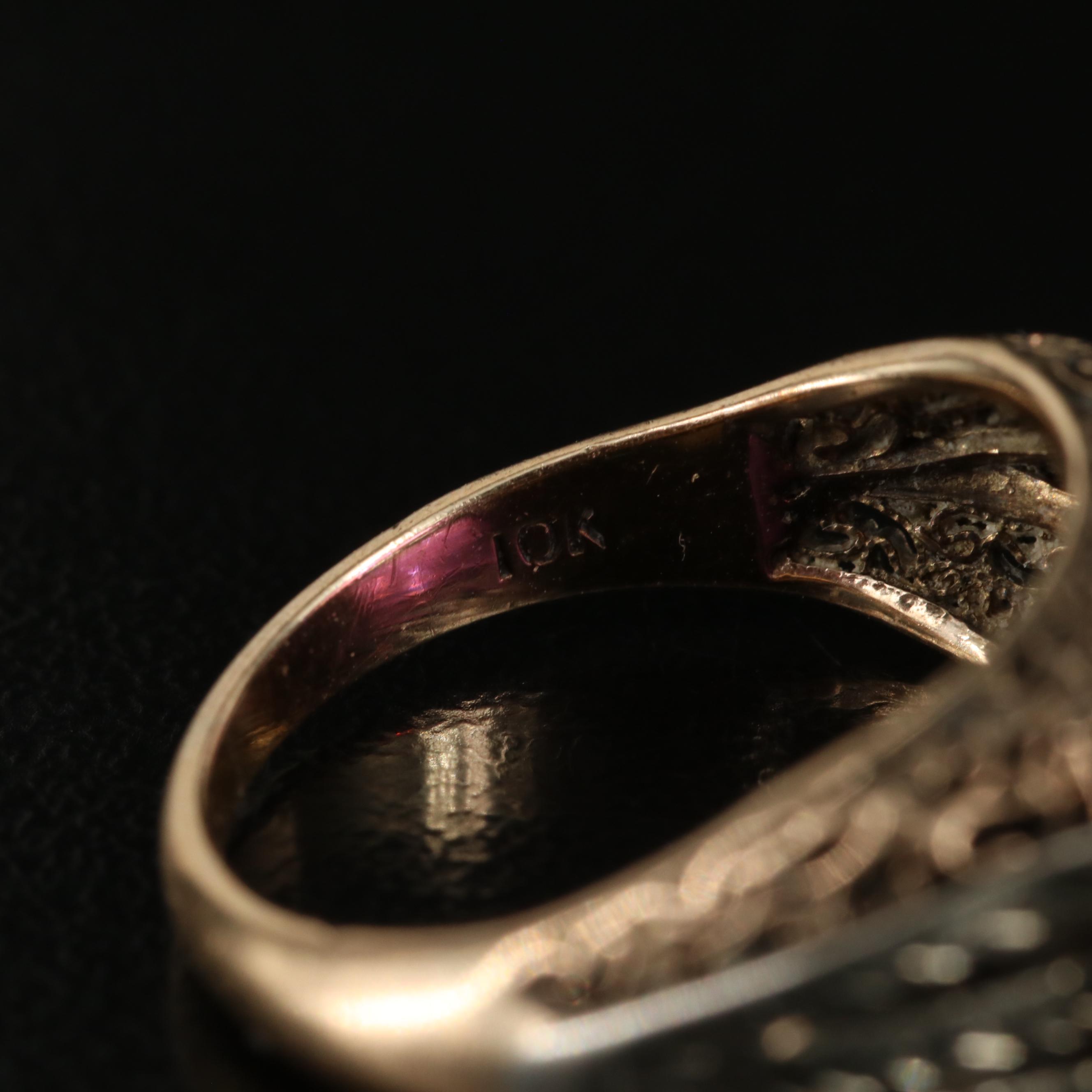 Vintage 10K Ruby Ring