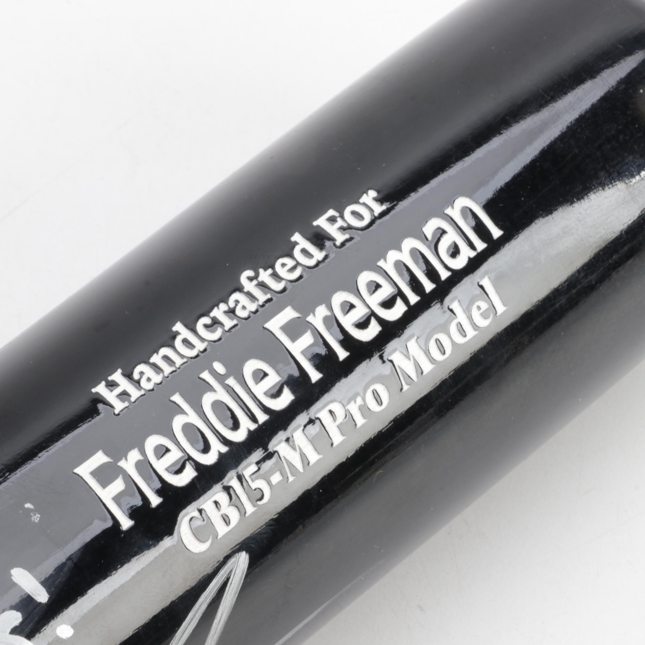 Freddie Freeman Signed Player Issued Marucci CB15-M Pro Model Baseball Bat