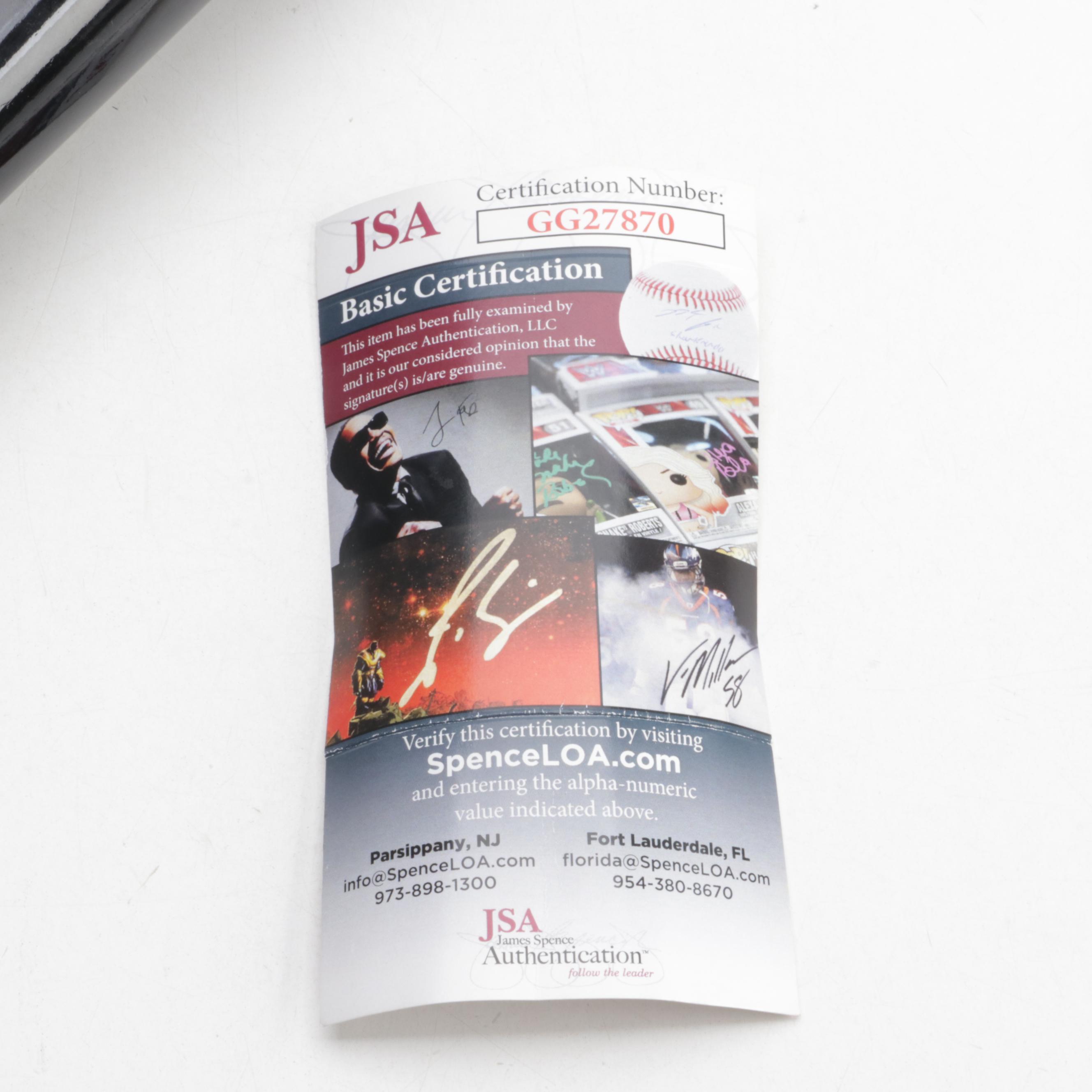 Freddie Freeman Signed Player Issued Marucci CB15-M Pro Model Baseball Bat