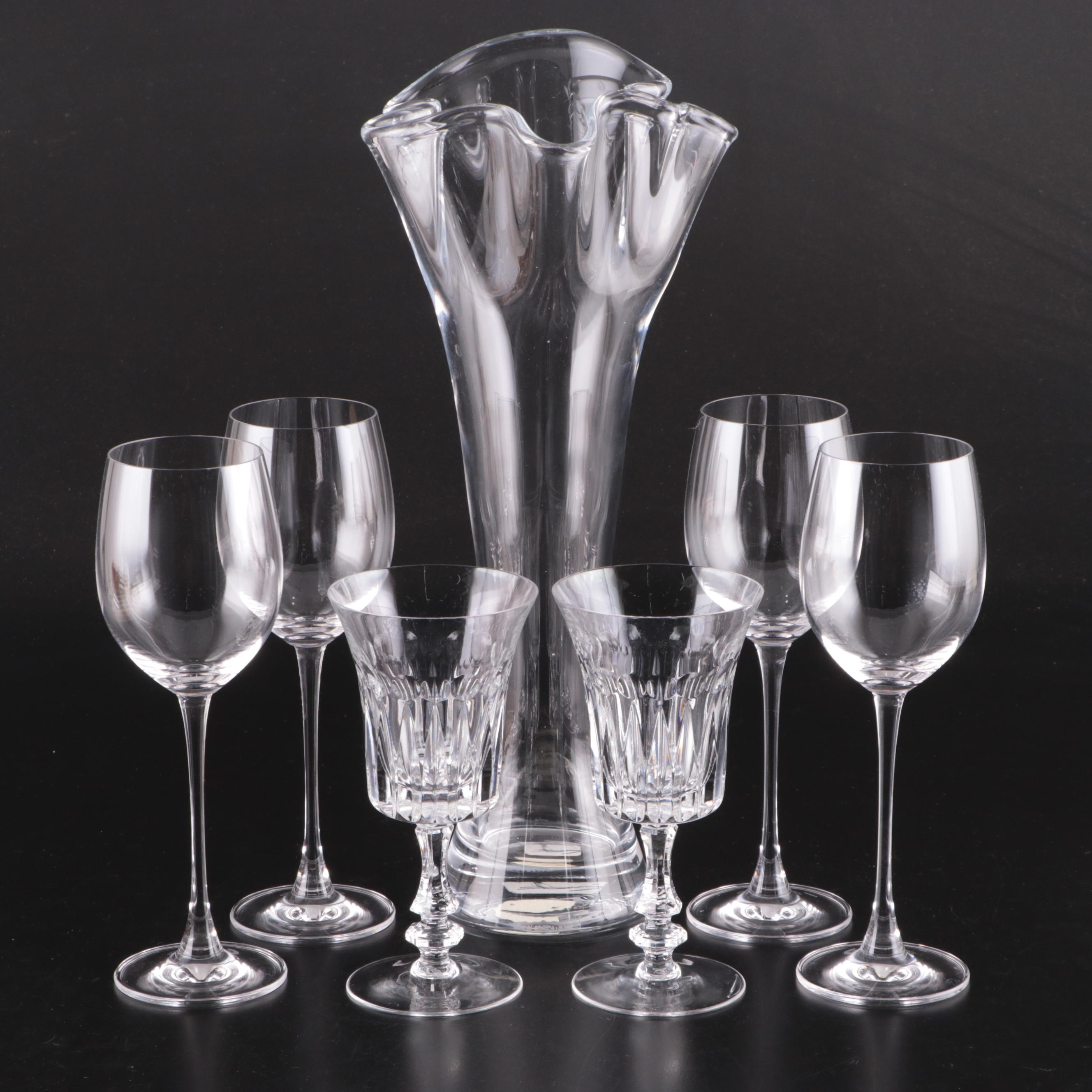 Gorham "De Medici" Stemware with Lenox "Tuscany Classics" and Vase