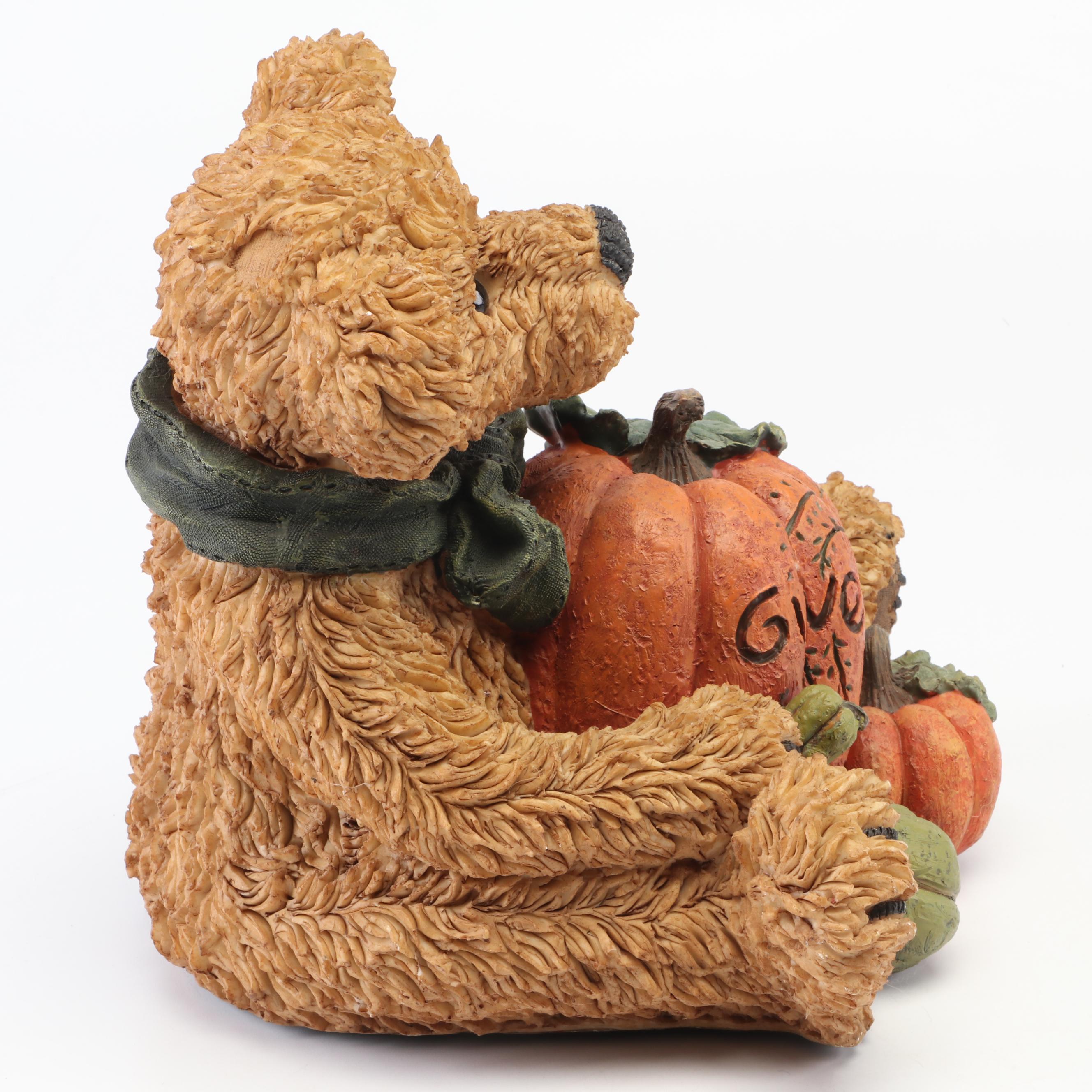 Boyds Bears "Malcolm" Resin Garden Statue