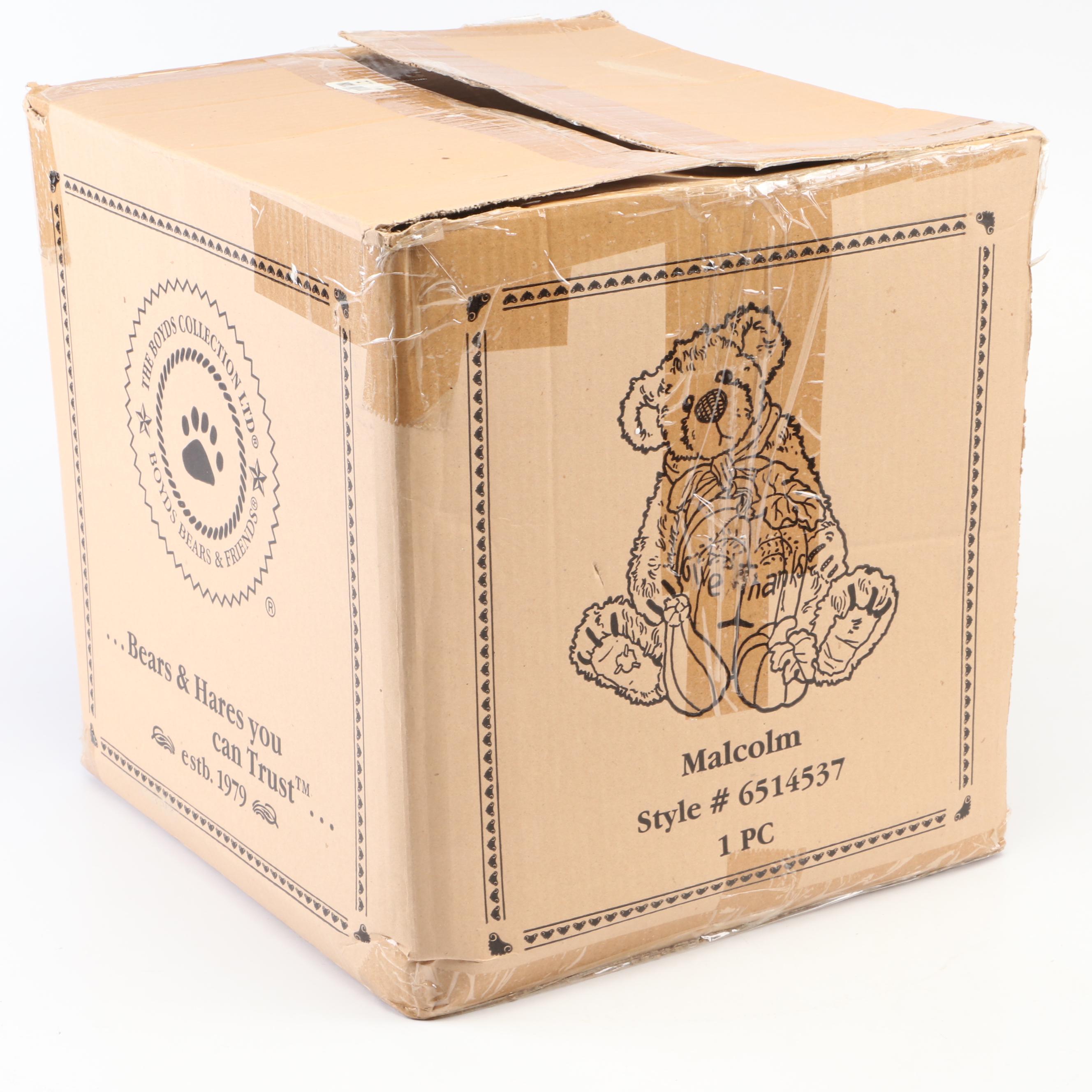 Boyds Bears "Malcolm" Resin Garden Statue