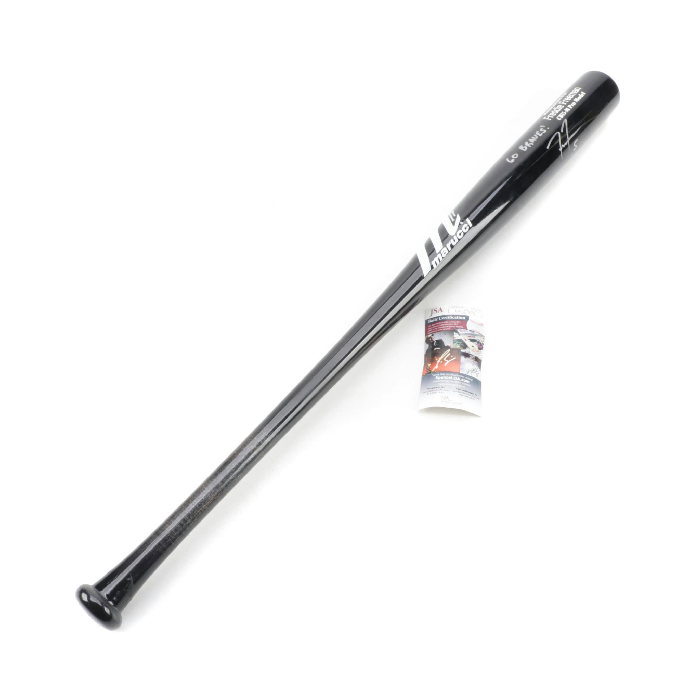 Freddie Freeman Signed Player Issued Marucci CB15-M Pro Model Baseball Bat