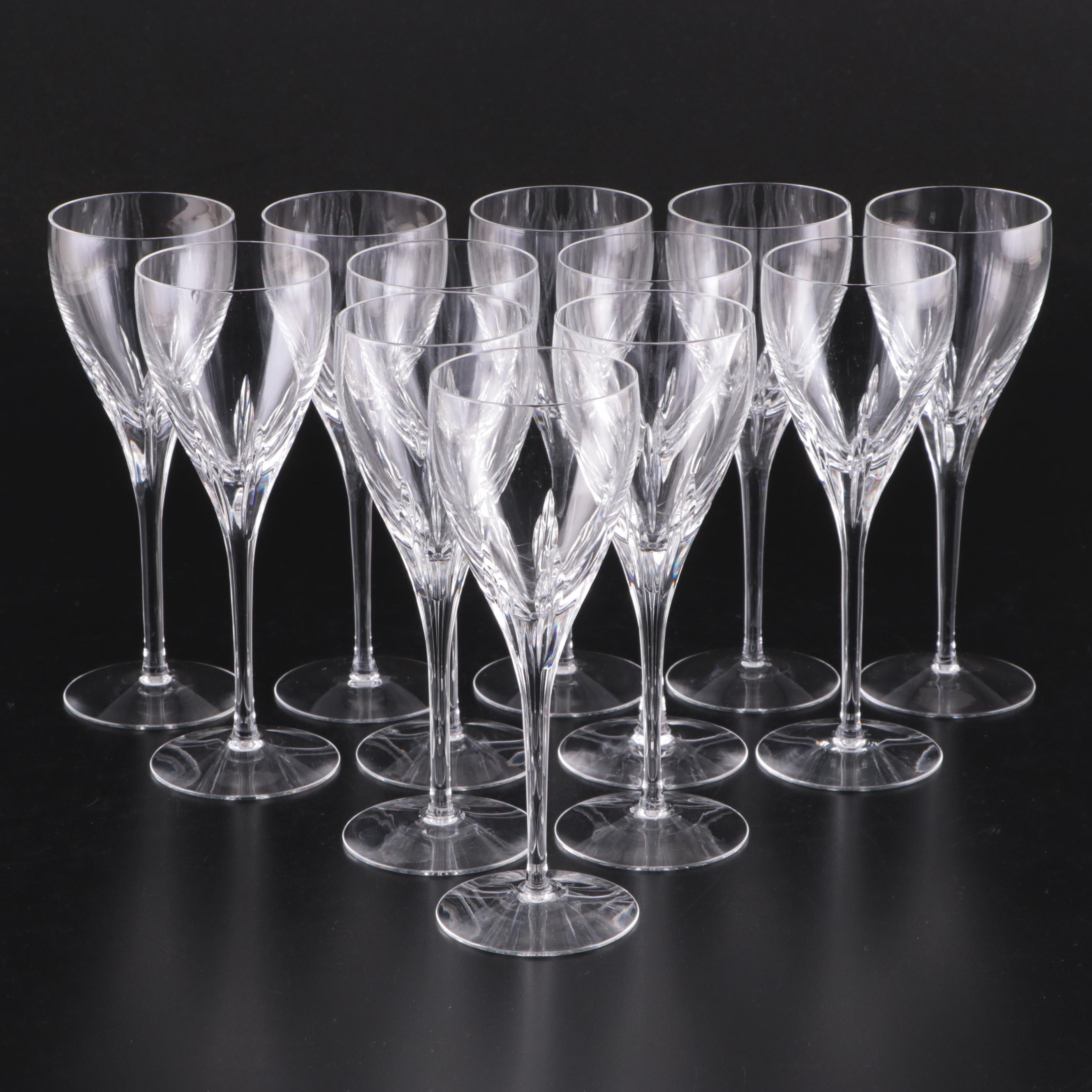 Lenox Crystal "Firelight" Wine Glasses, 1987-2010