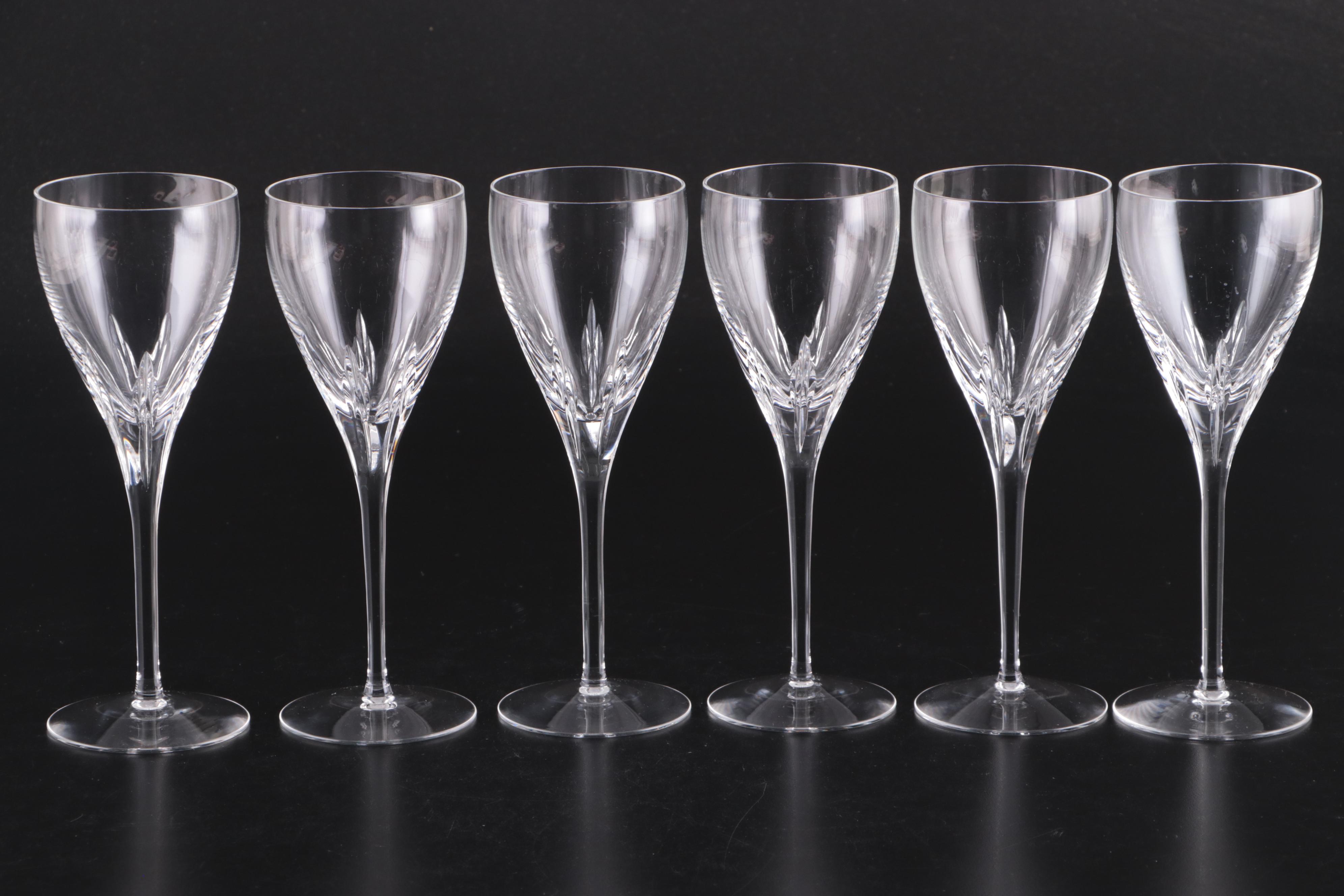 Lenox Crystal "Firelight" Wine Glasses, 1987-2010