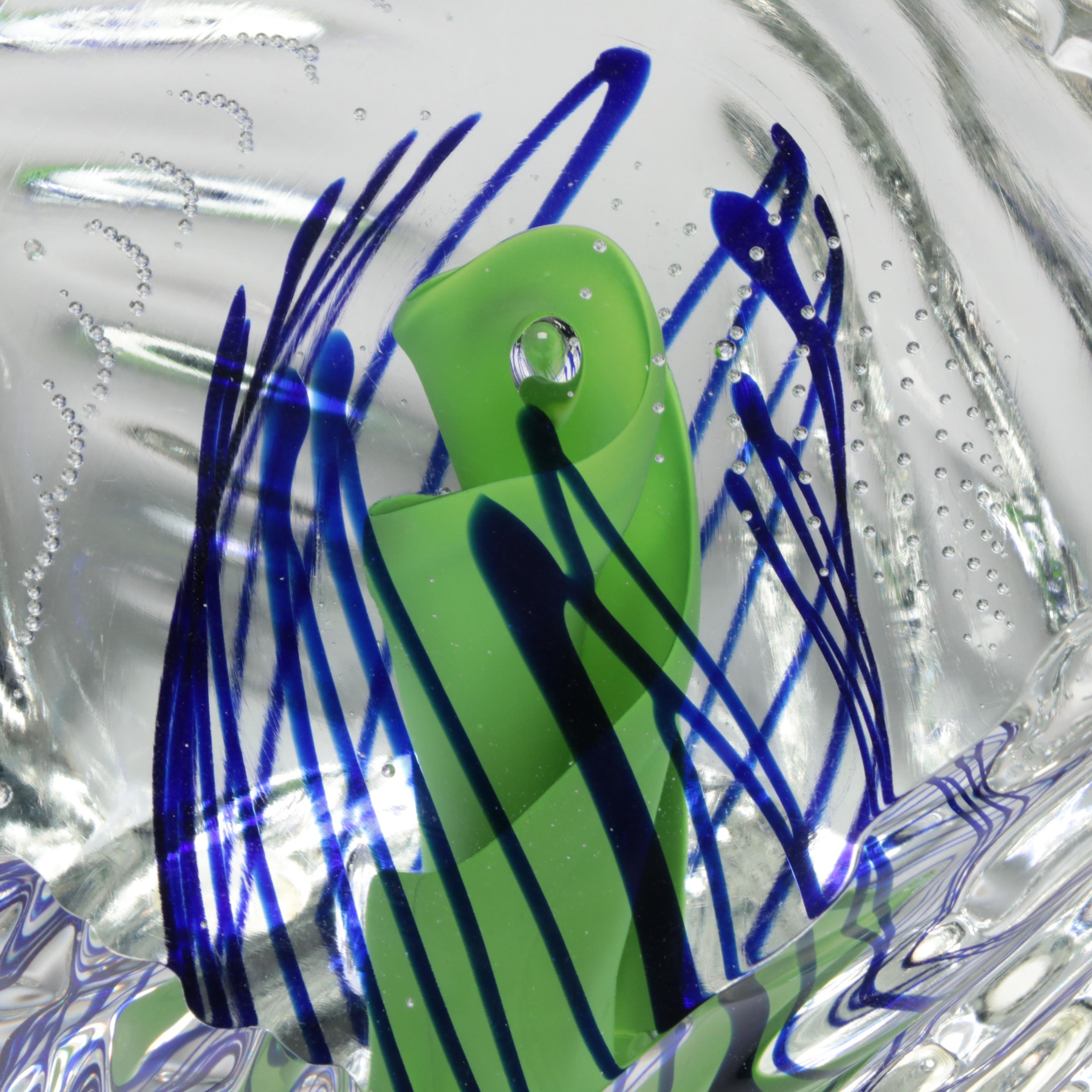 Rollin Karg Abstract Art Glass Sculpture, 2005