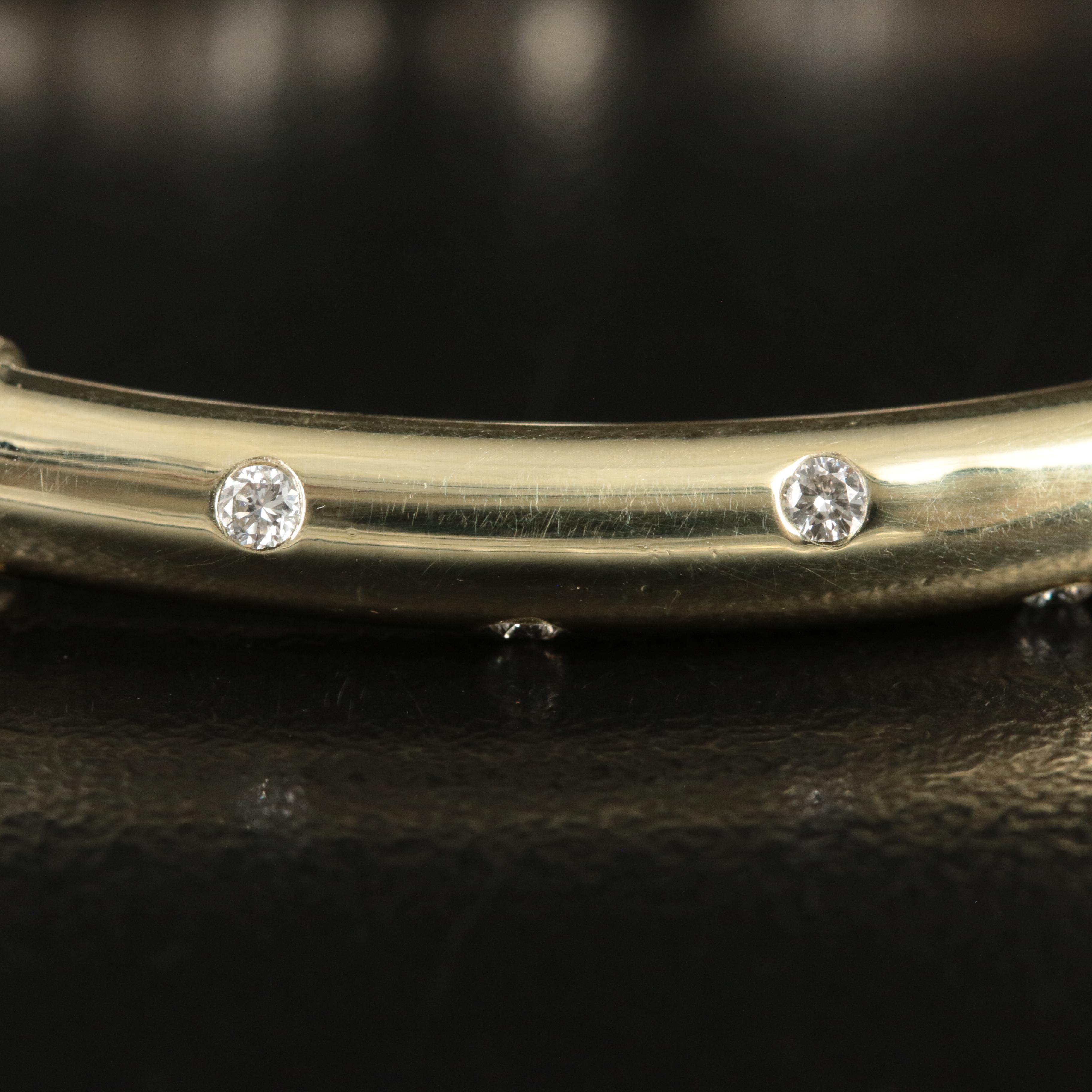 David Yurman "Metro" Sterling and 14K 0.18 CTW Diamond  Bracelet