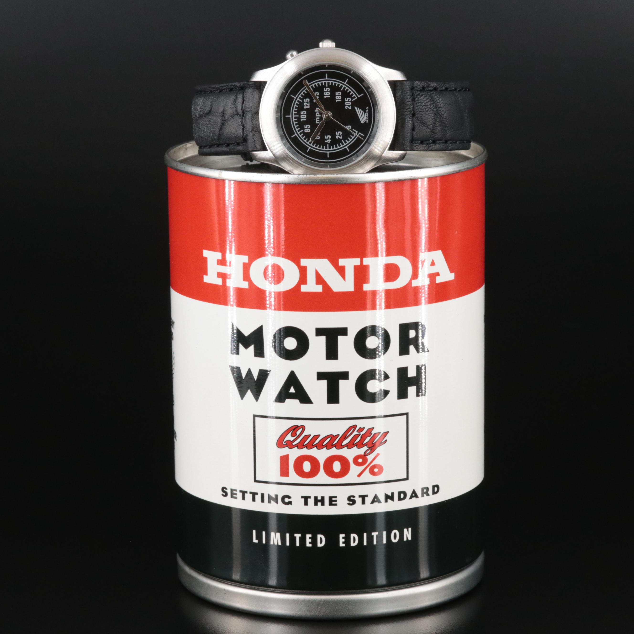 American Honda Quartz Watch in "Oil Can" Packaging