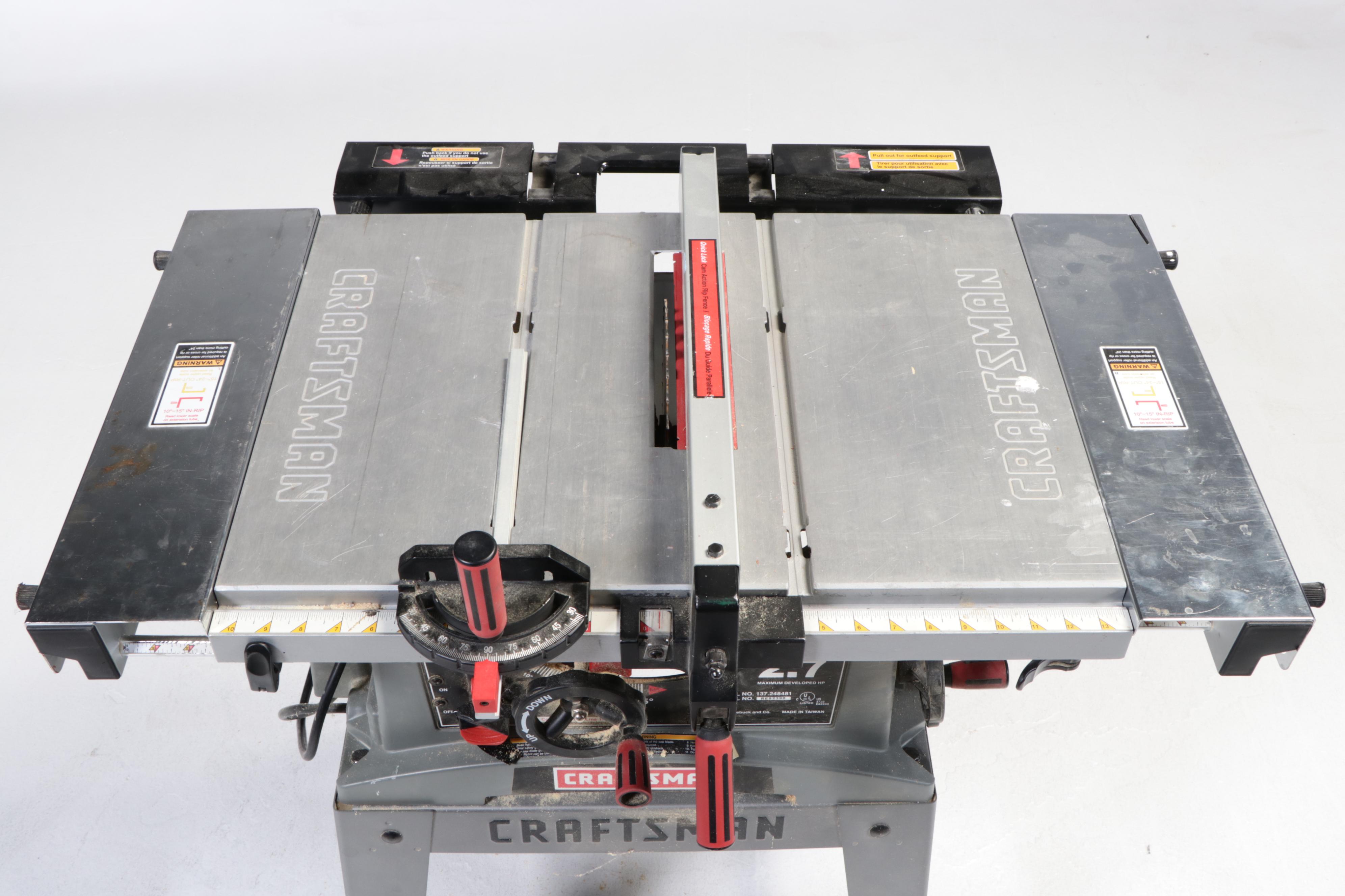Craftsman 10" Blade Table Saw