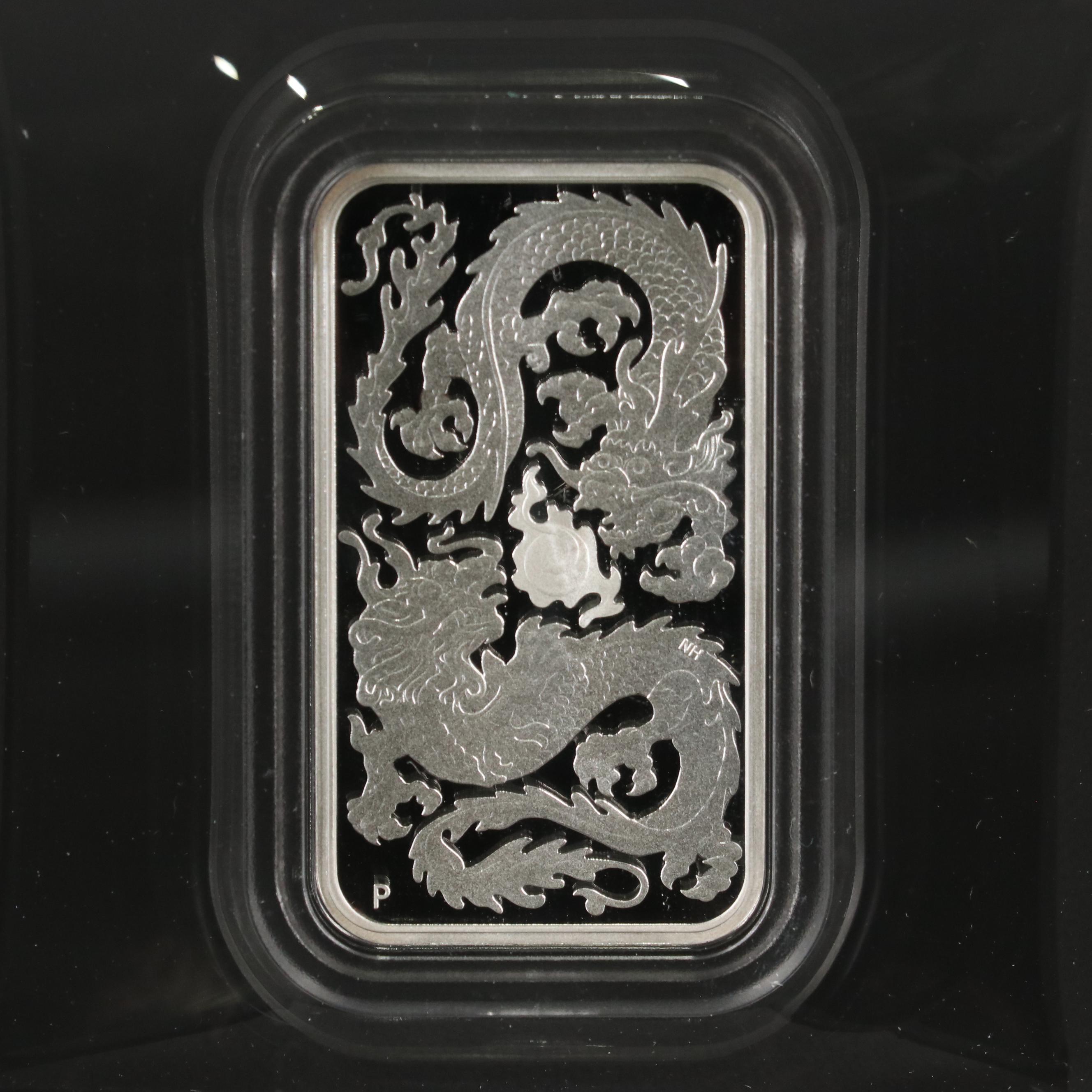 2020 Australia 1-Oz. $1 Rectangular Dragon Proof Coin