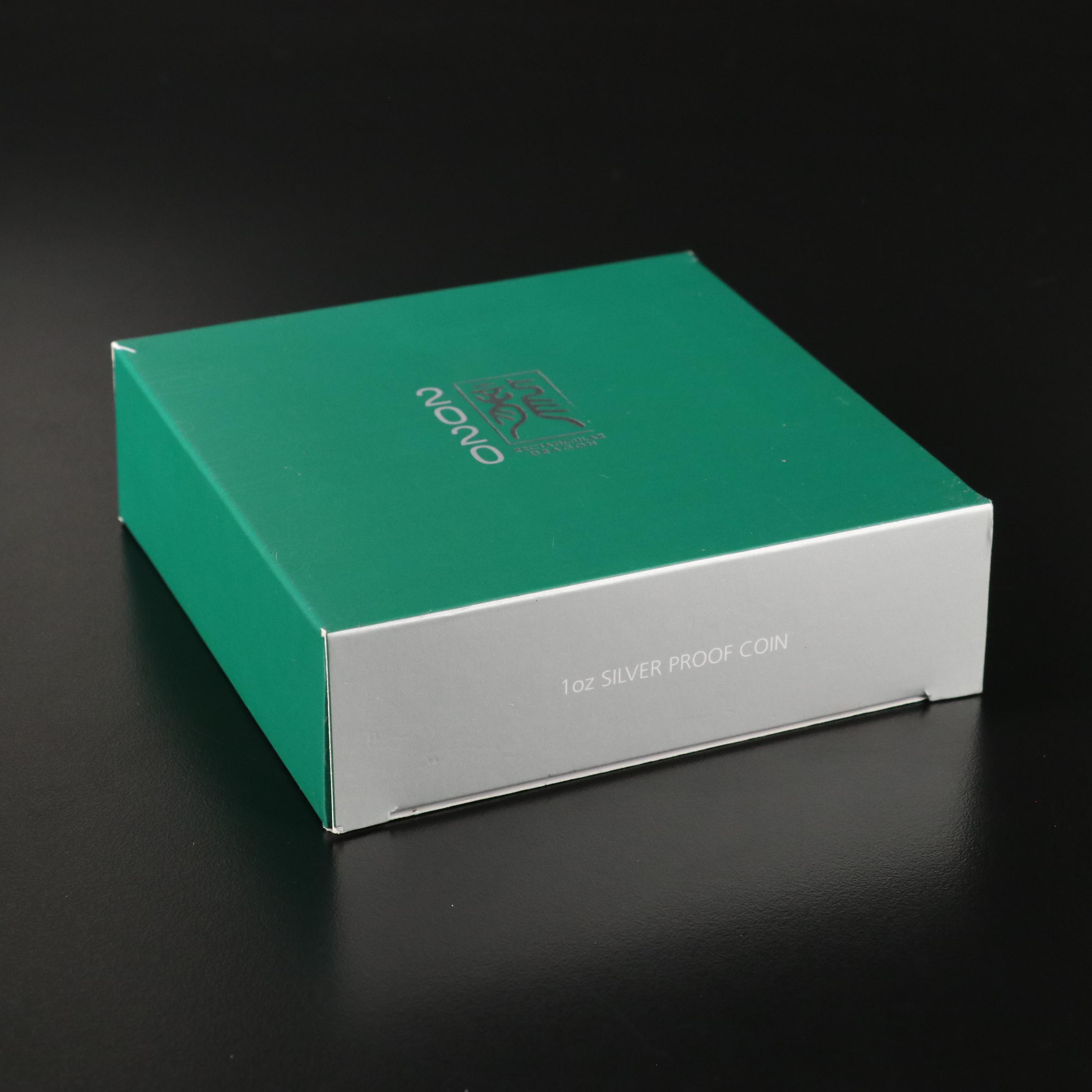 2020 Australia 1-Oz. $1 Rectangular Dragon Proof Coin