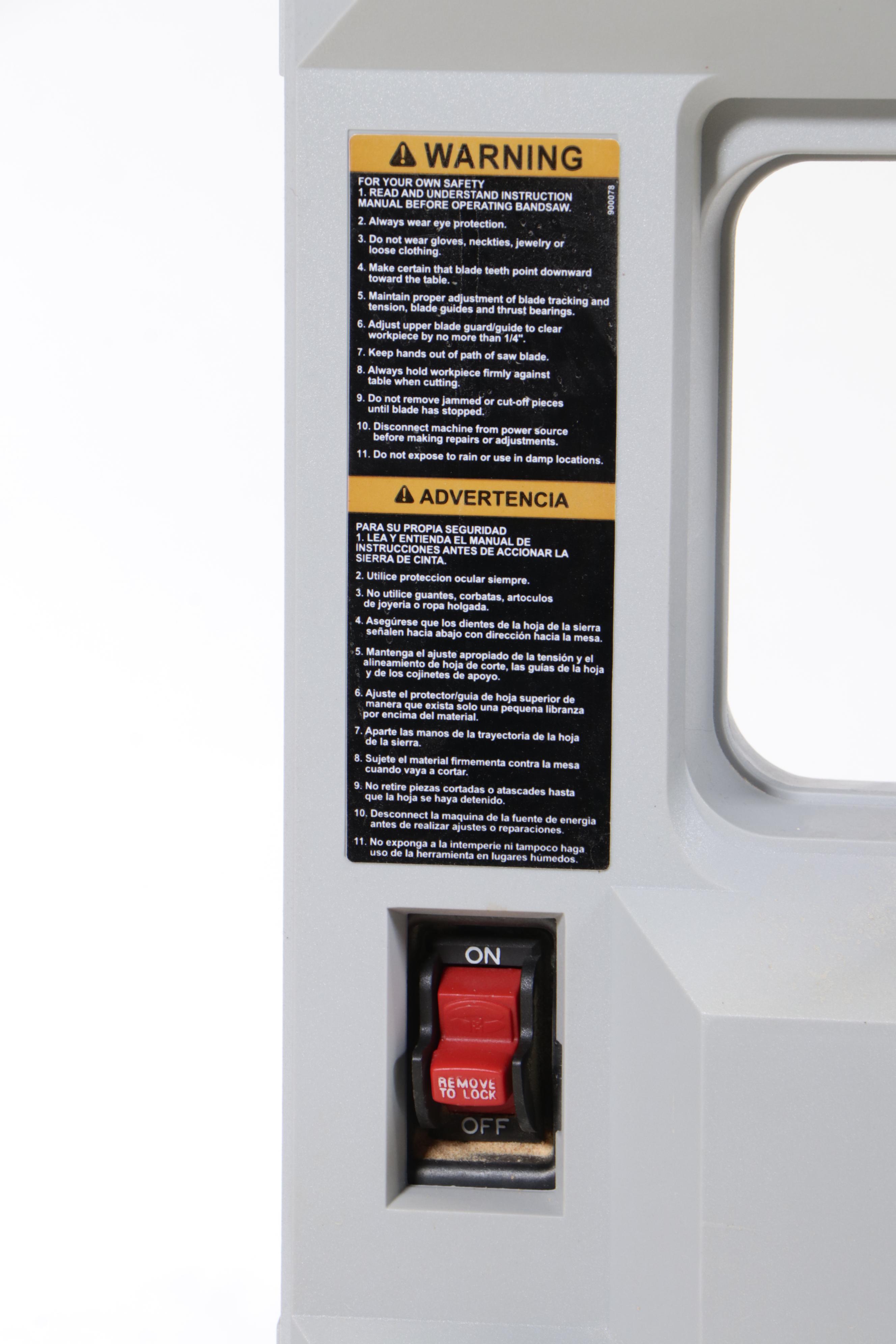 Delta 9" Band Saw Model 28-150 with Craftsman Work Stand