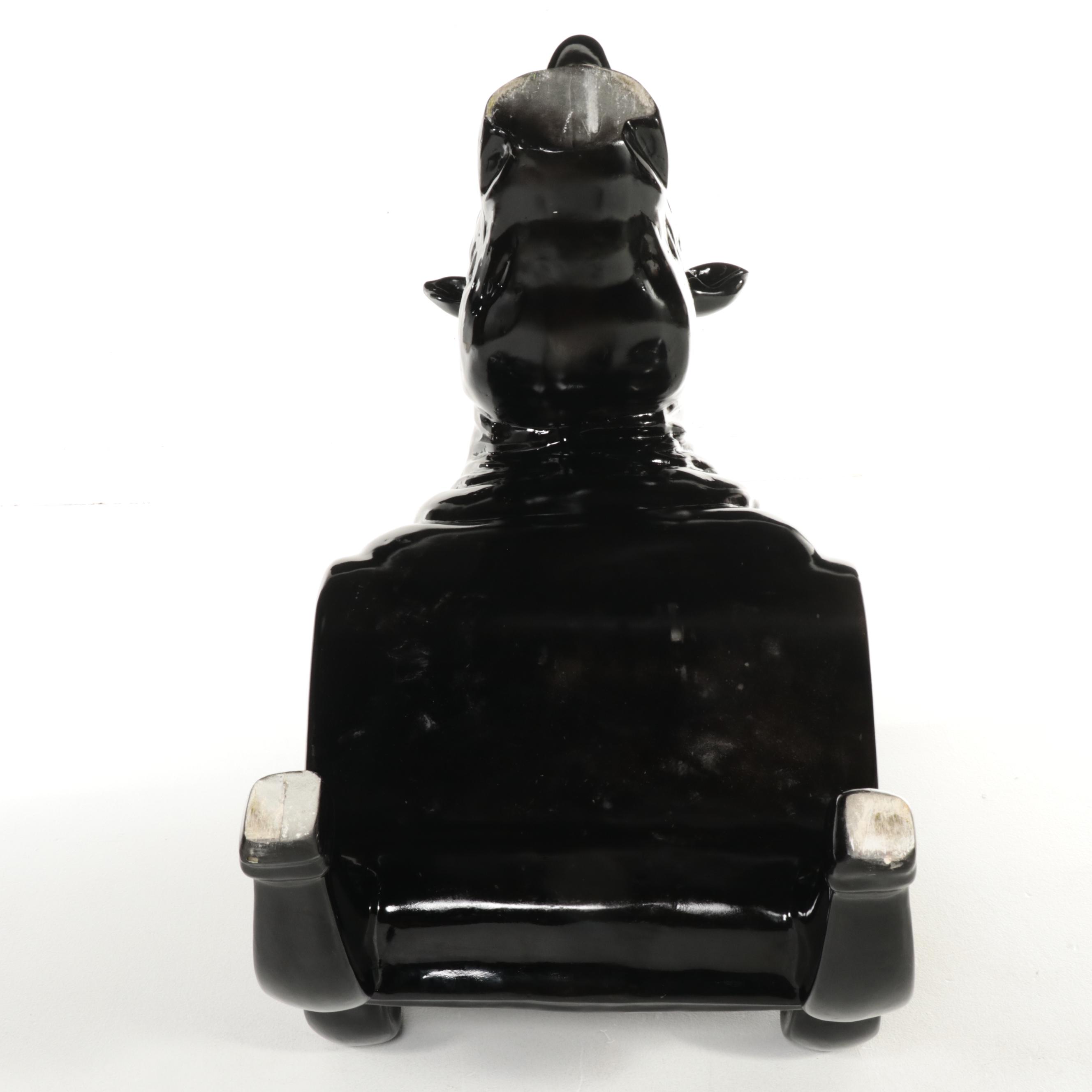 Neuu Design Emporium Rhino Chair after Maximo Riera with Tufted Leather