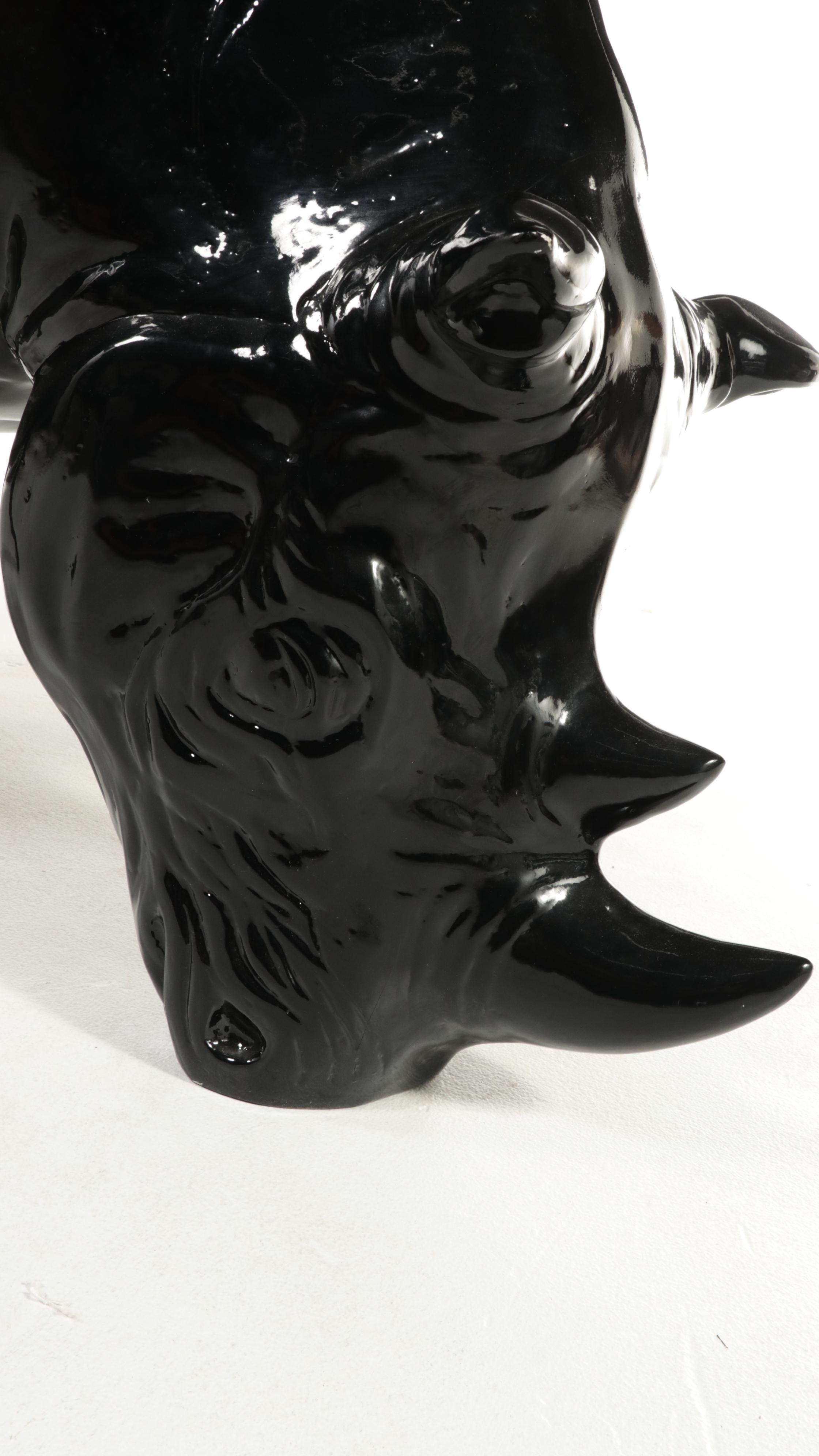 Neuu Design Emporium Rhino Chair after Maximo Riera with Tufted Leather