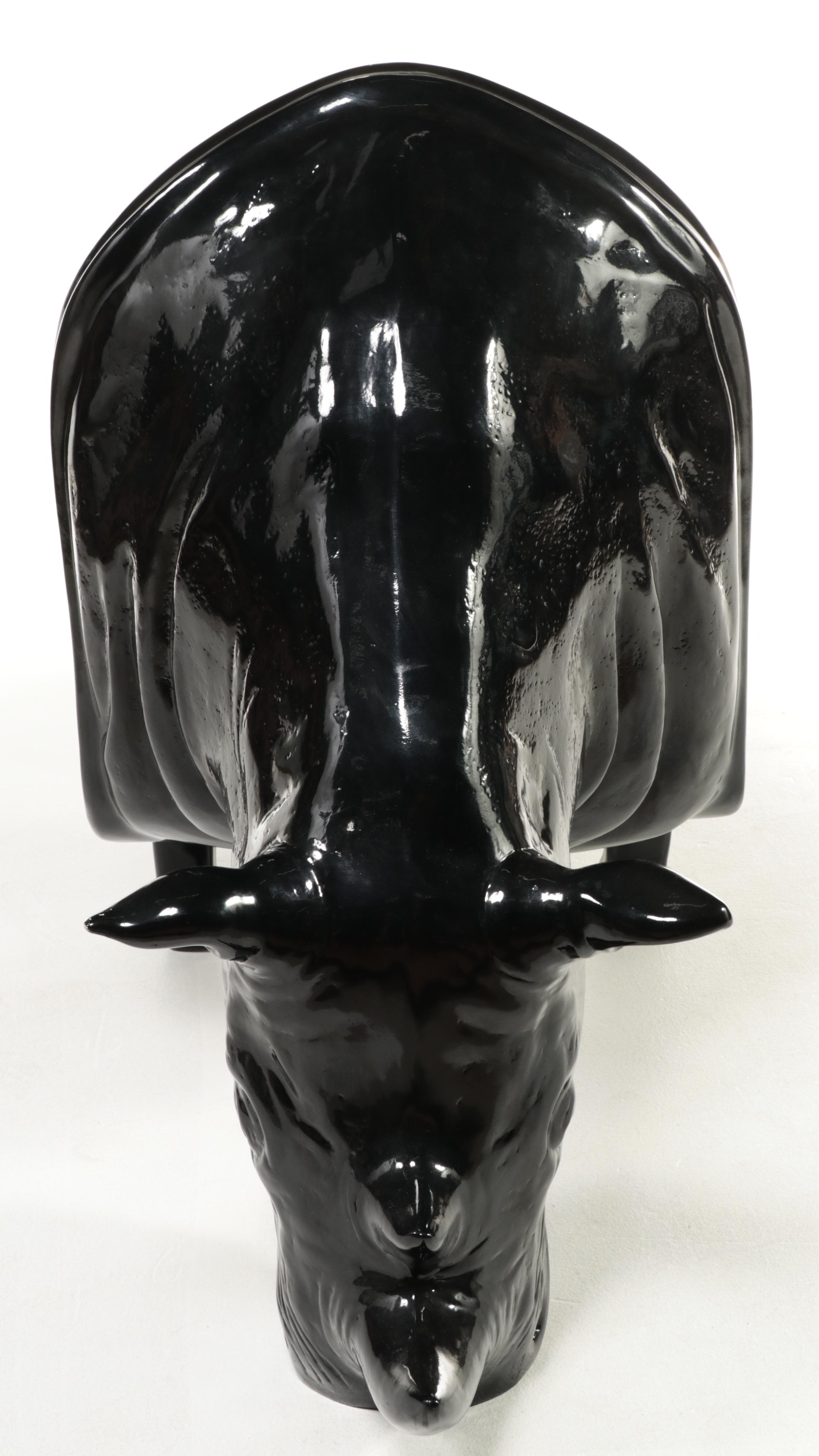 Neuu Design Emporium Rhino Chair after Maximo Riera with Tufted Leather