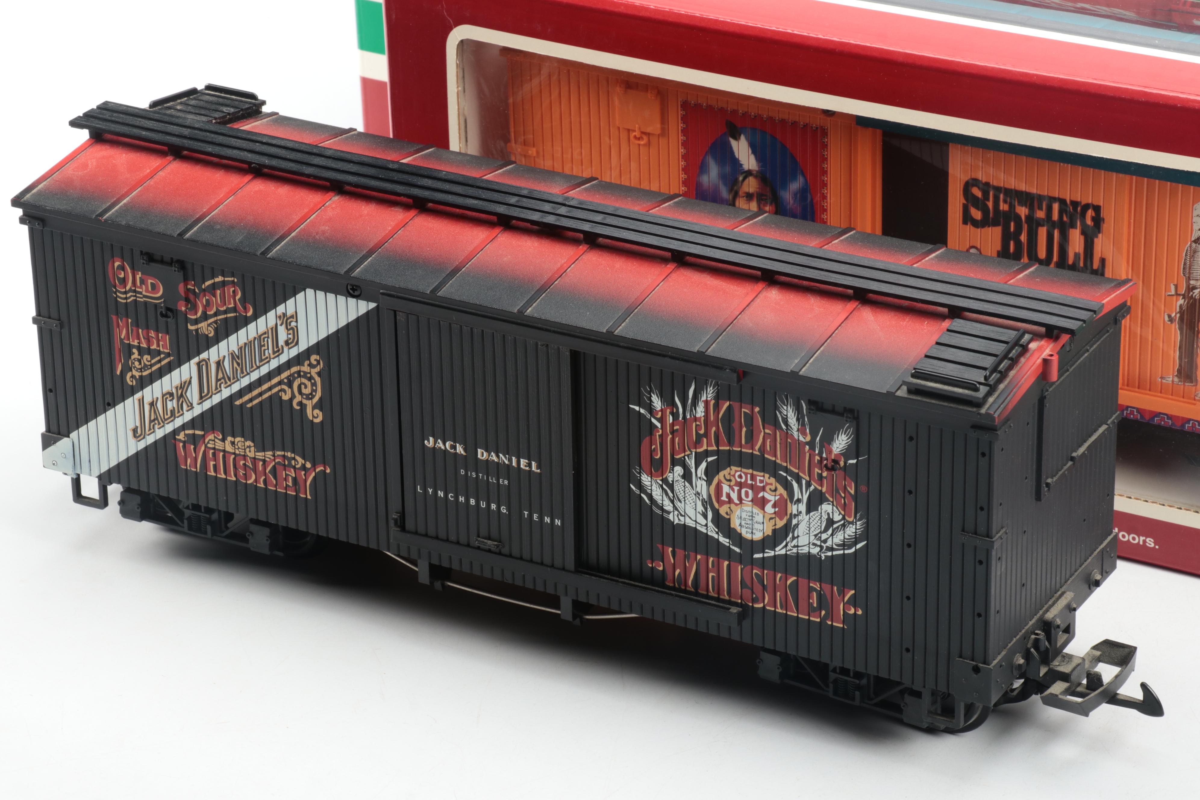 Lehmann Sitting Bull, Jack Daniels and Other G Gauge Freight Train Cars