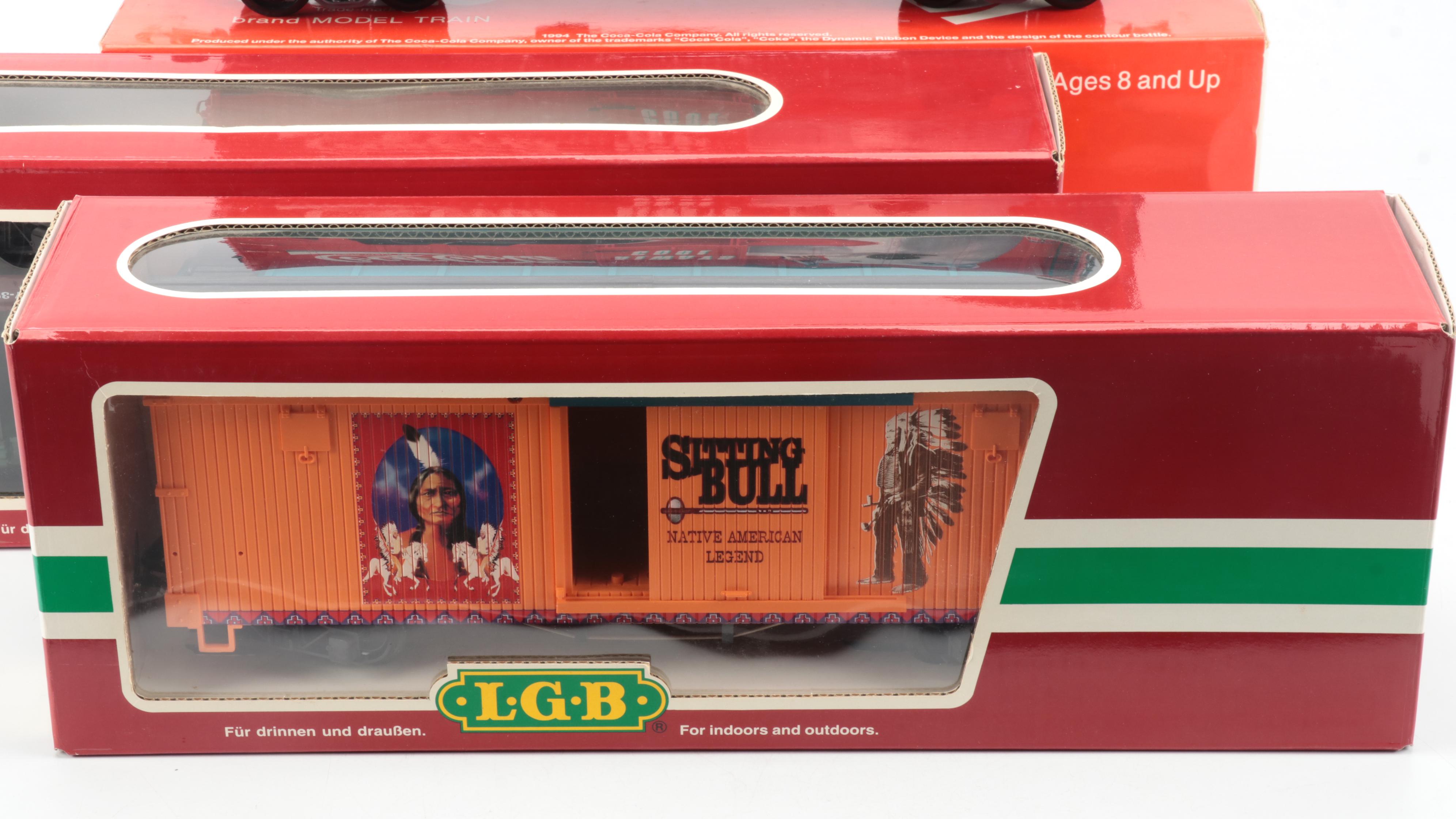 Lehmann Sitting Bull, Jack Daniels and Other G Gauge Freight Train Cars