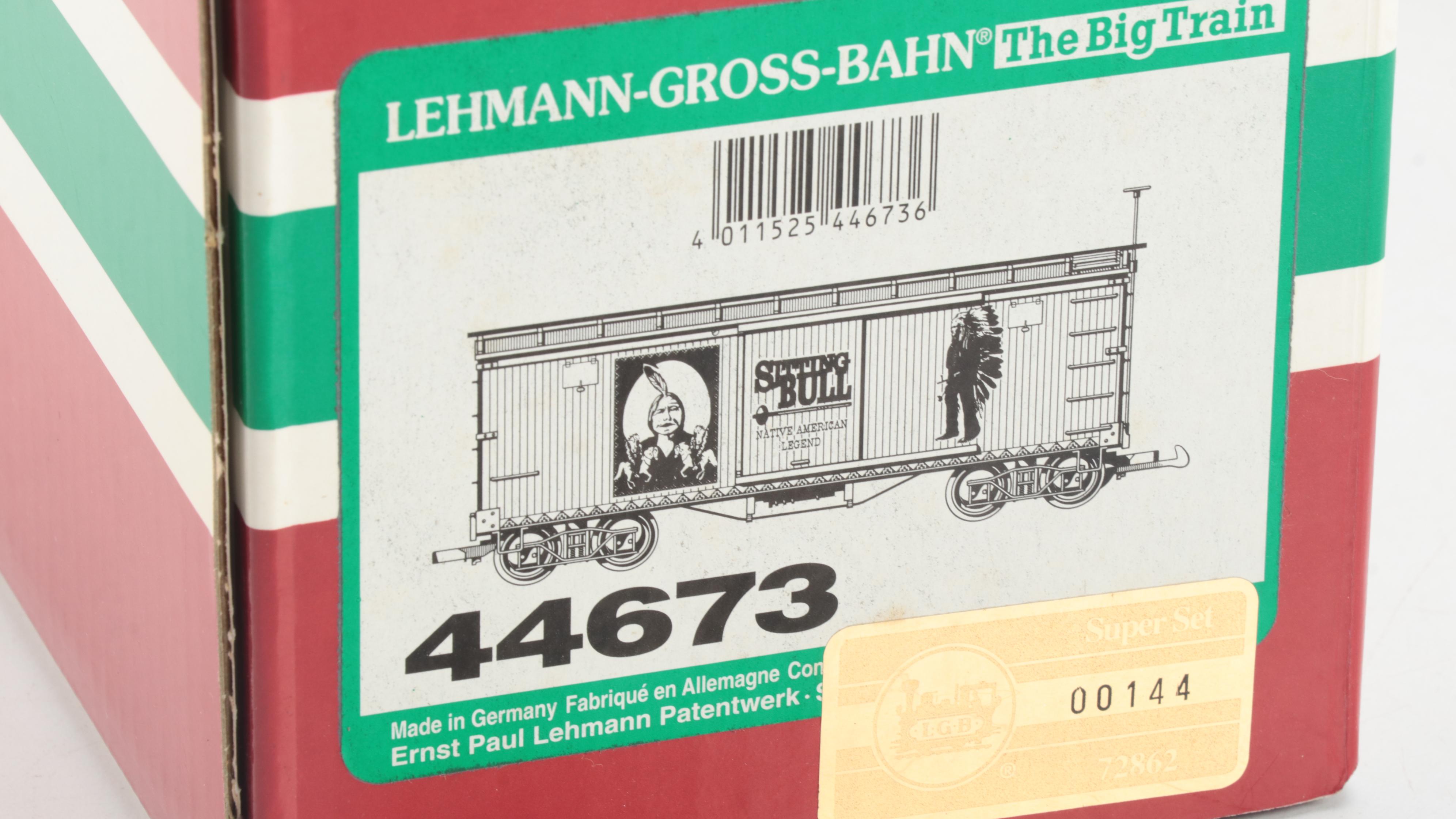 Lehmann Sitting Bull, Jack Daniels and Other G Gauge Freight Train Cars