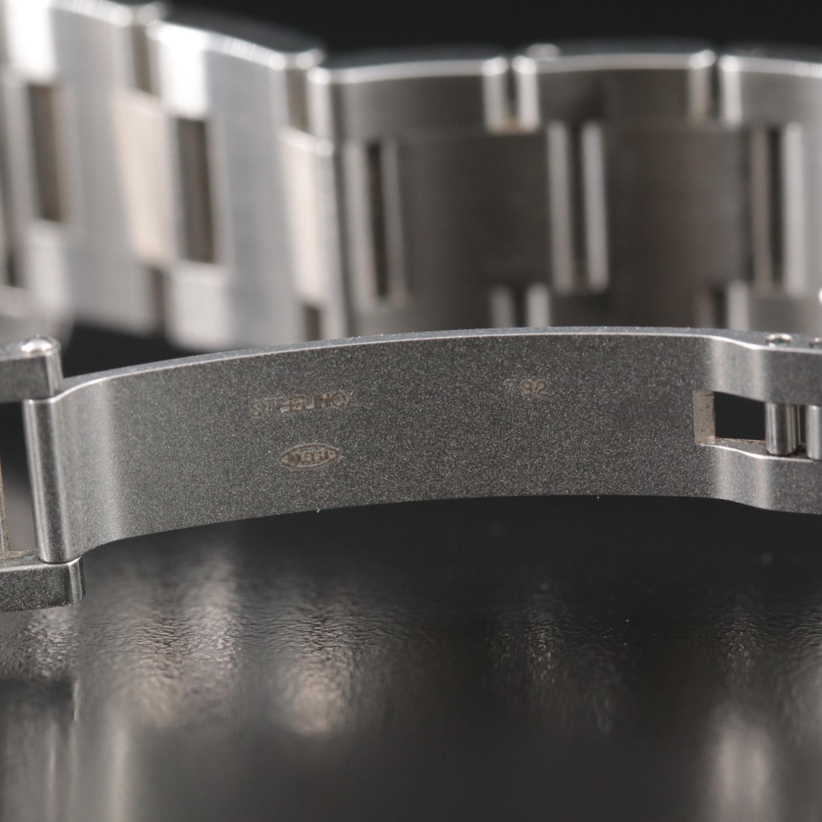 Rolex Oyster Perpetual Air-King Silver Dial, Arabic and Blue Markers Watch