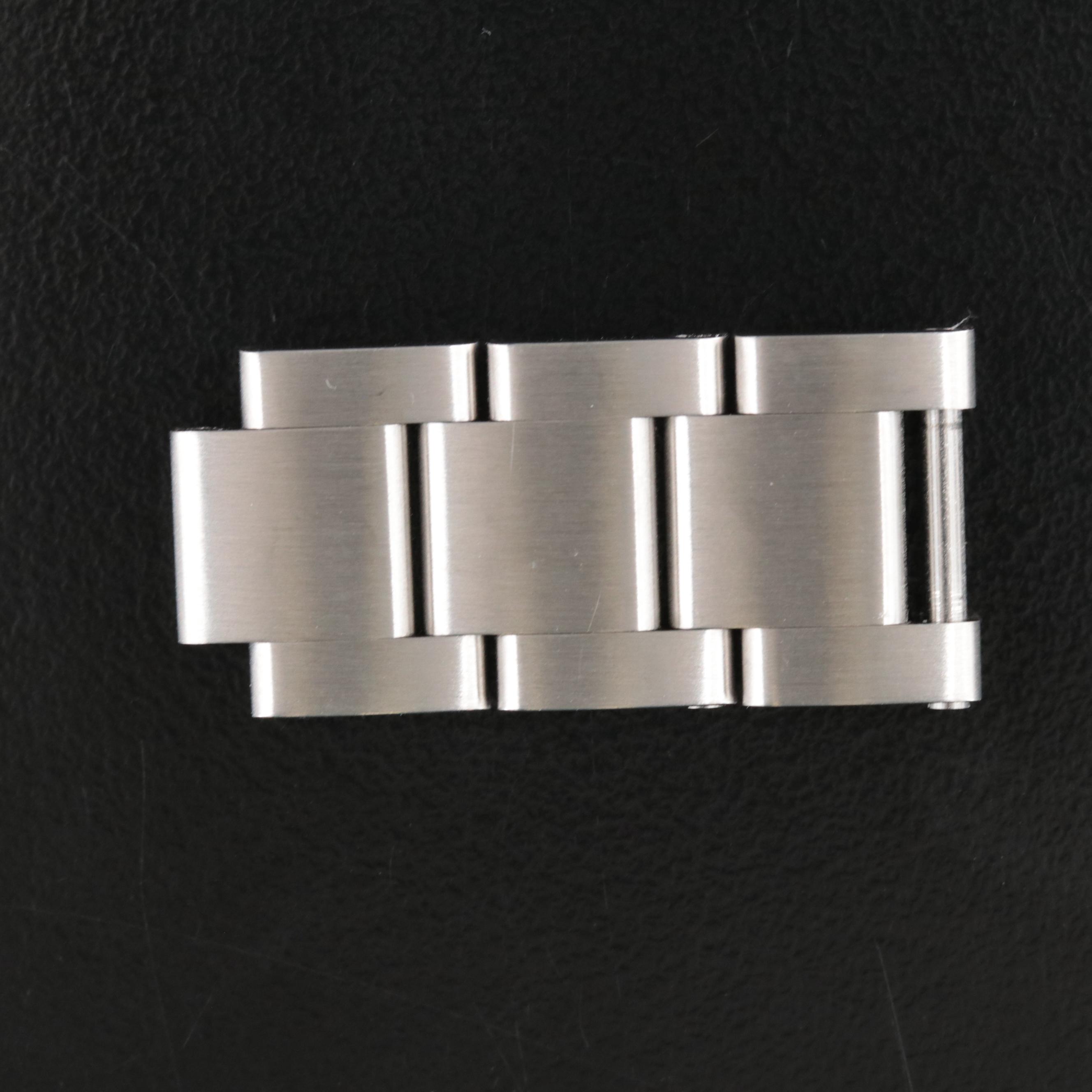 Rolex Oyster Perpetual Air-King Silver Dial, Arabic and Blue Markers Watch