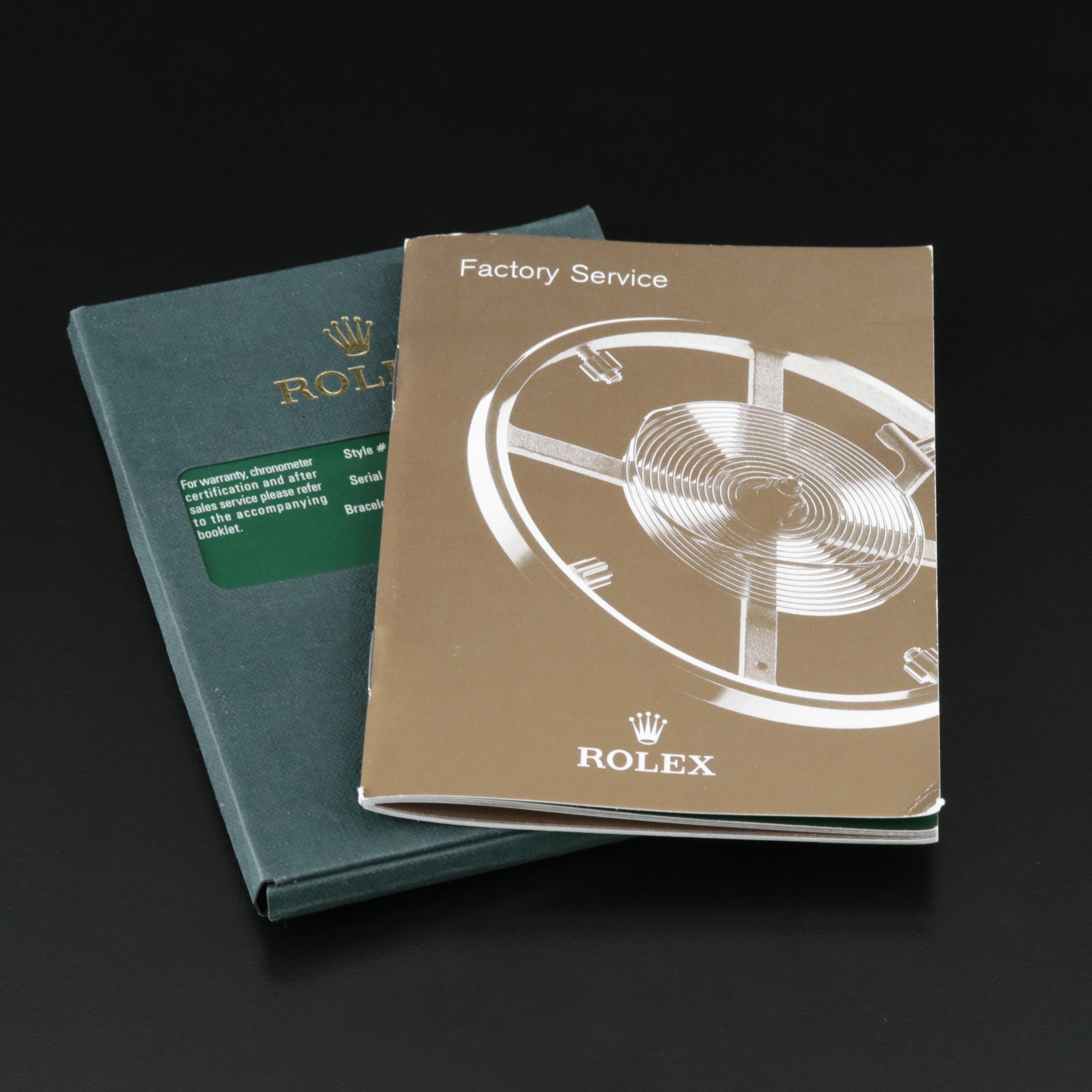 Rolex Oyster Perpetual Air-King Silver Dial, Arabic and Blue Markers Watch