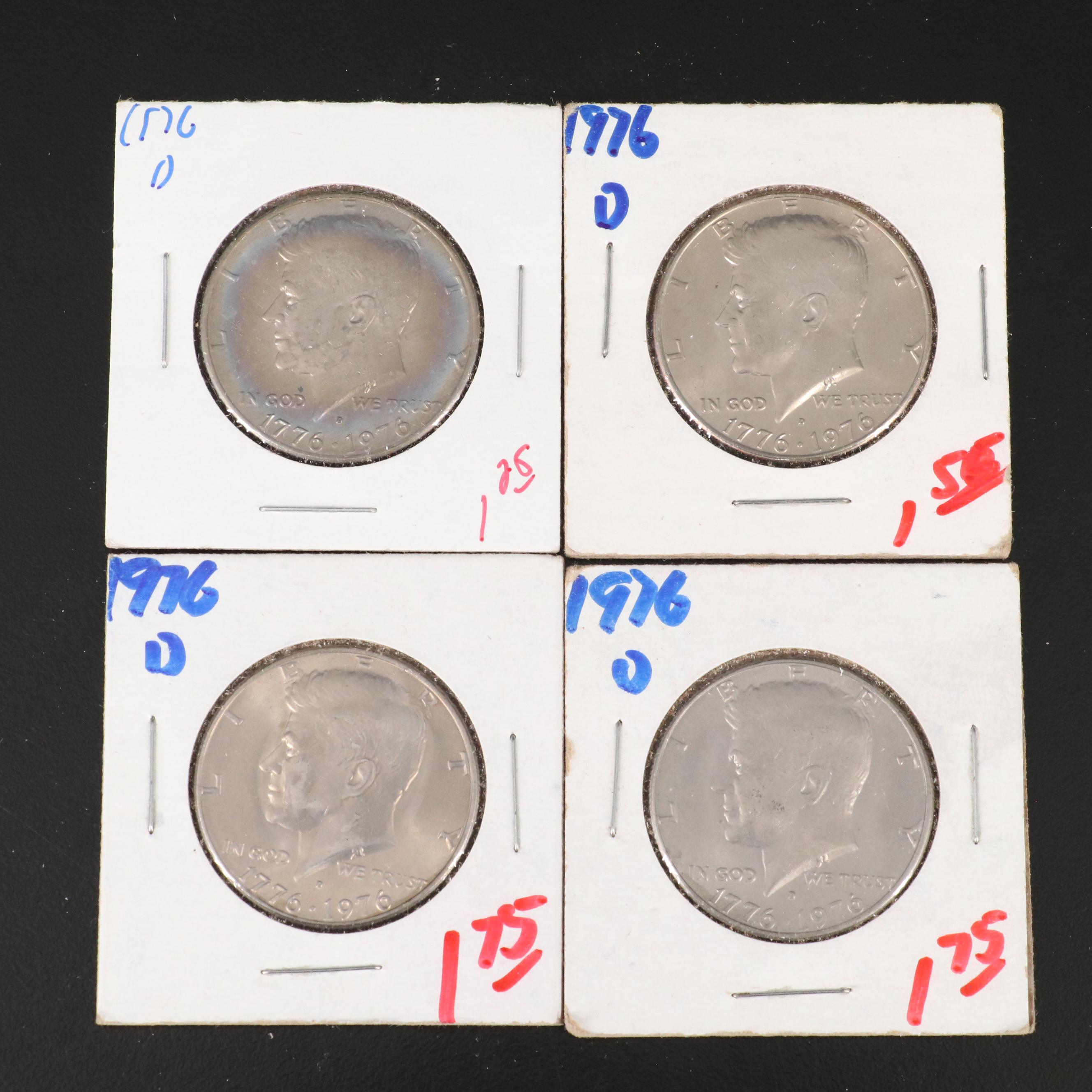Group of Sixty Uncirculated 1976 Bicentennial Kennedy Half Dollars EBTH