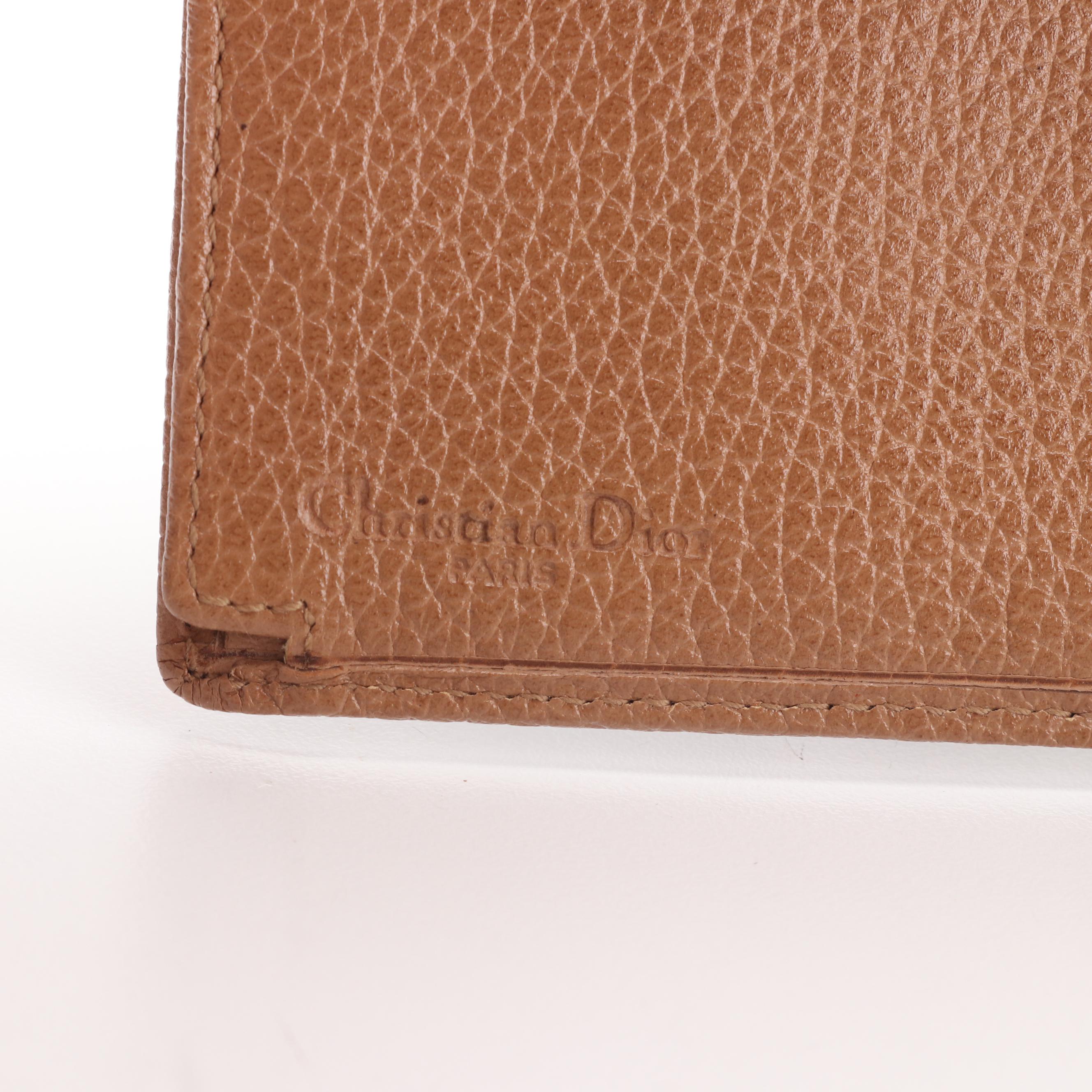 Christian Dior Leather Bifold Wallet