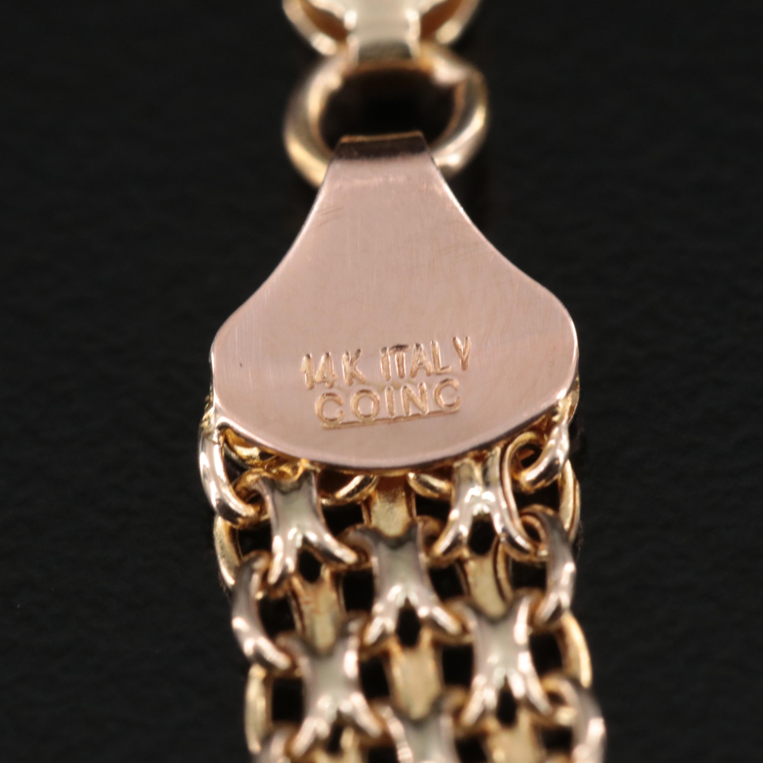 14K Bismark Chain Bracelet