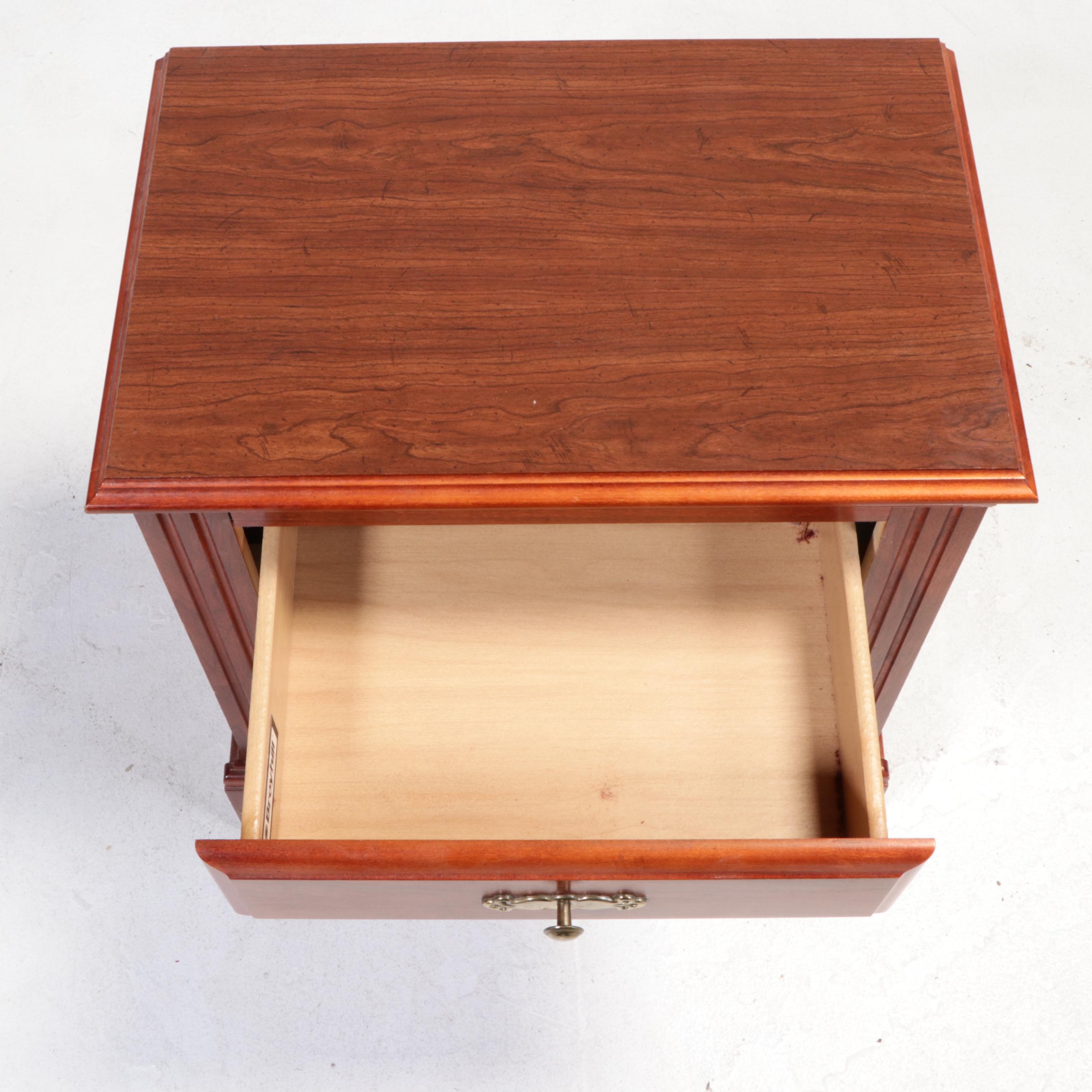 Broyhill Early American Style Laminate and Coated Wood Dresser and Nightstand