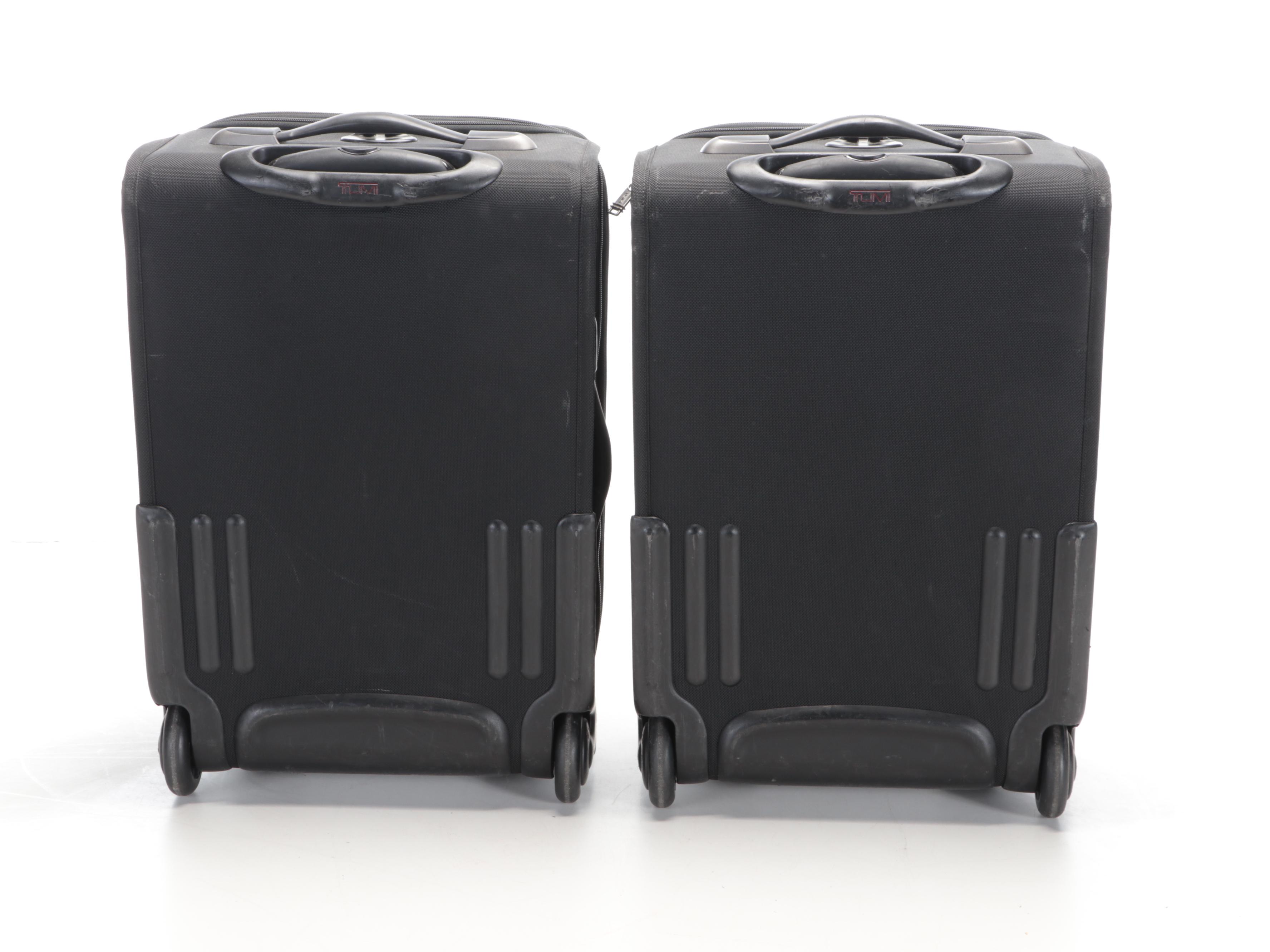 Three Tumi Soft-Sided Rolling Suitcases