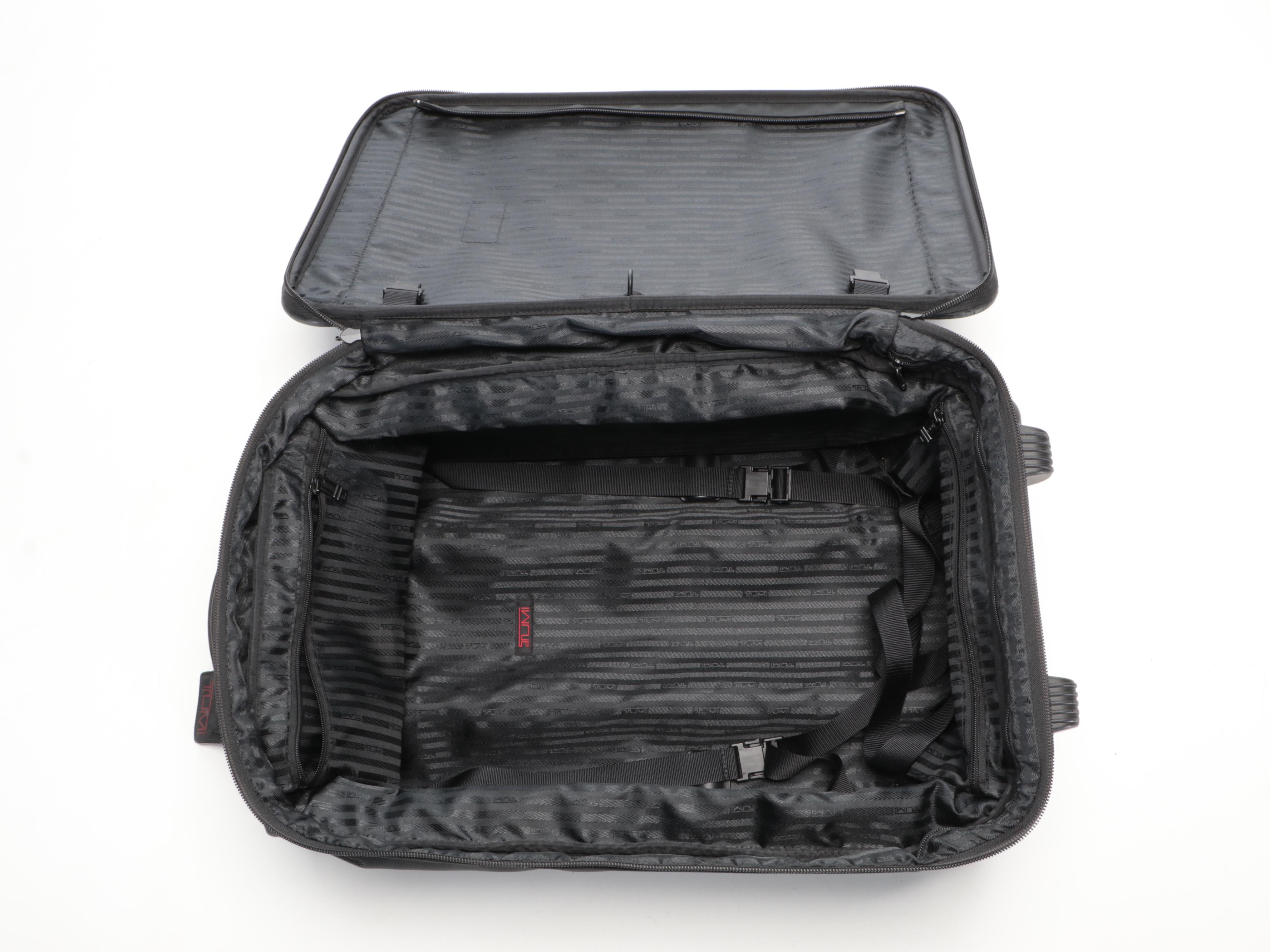 Three Tumi Soft-Sided Rolling Suitcases