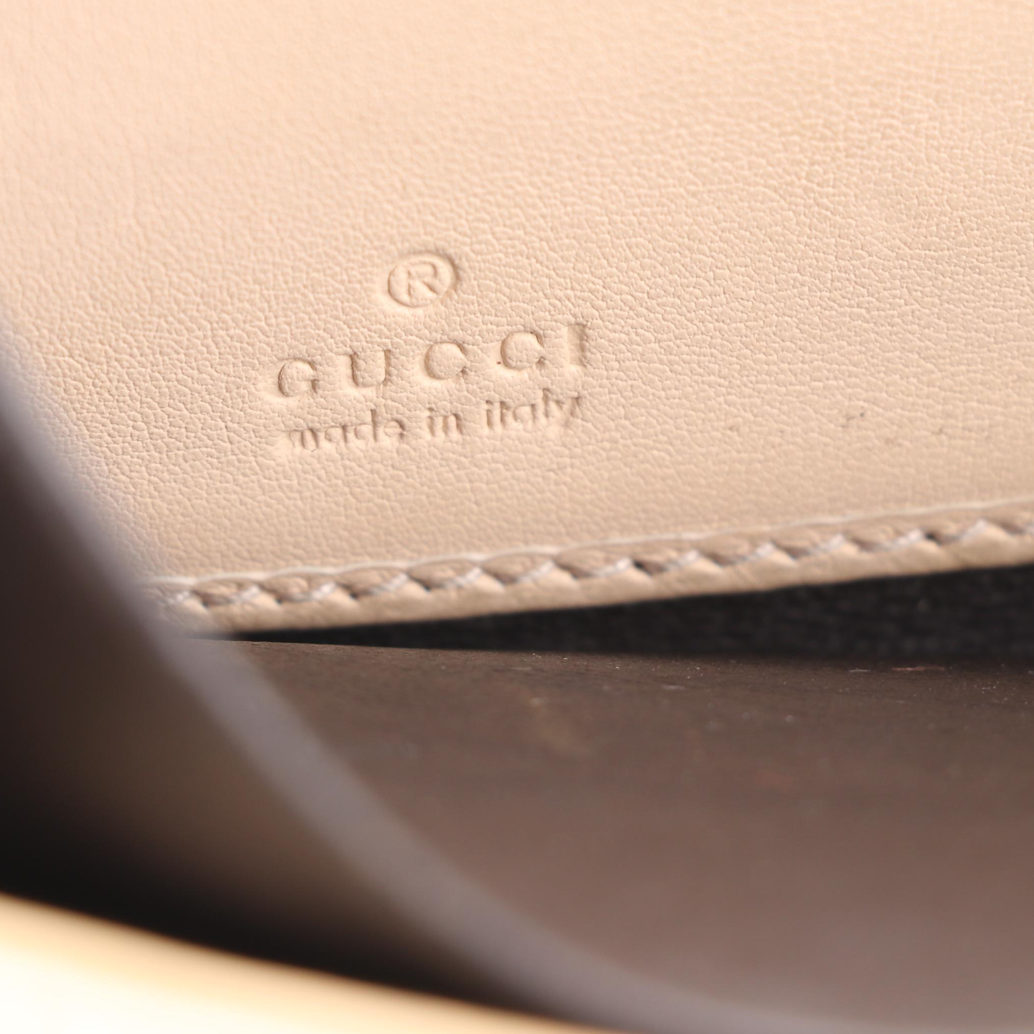 Gucci Marmont Zip Around Wallet in Colorblock Python Print Leather