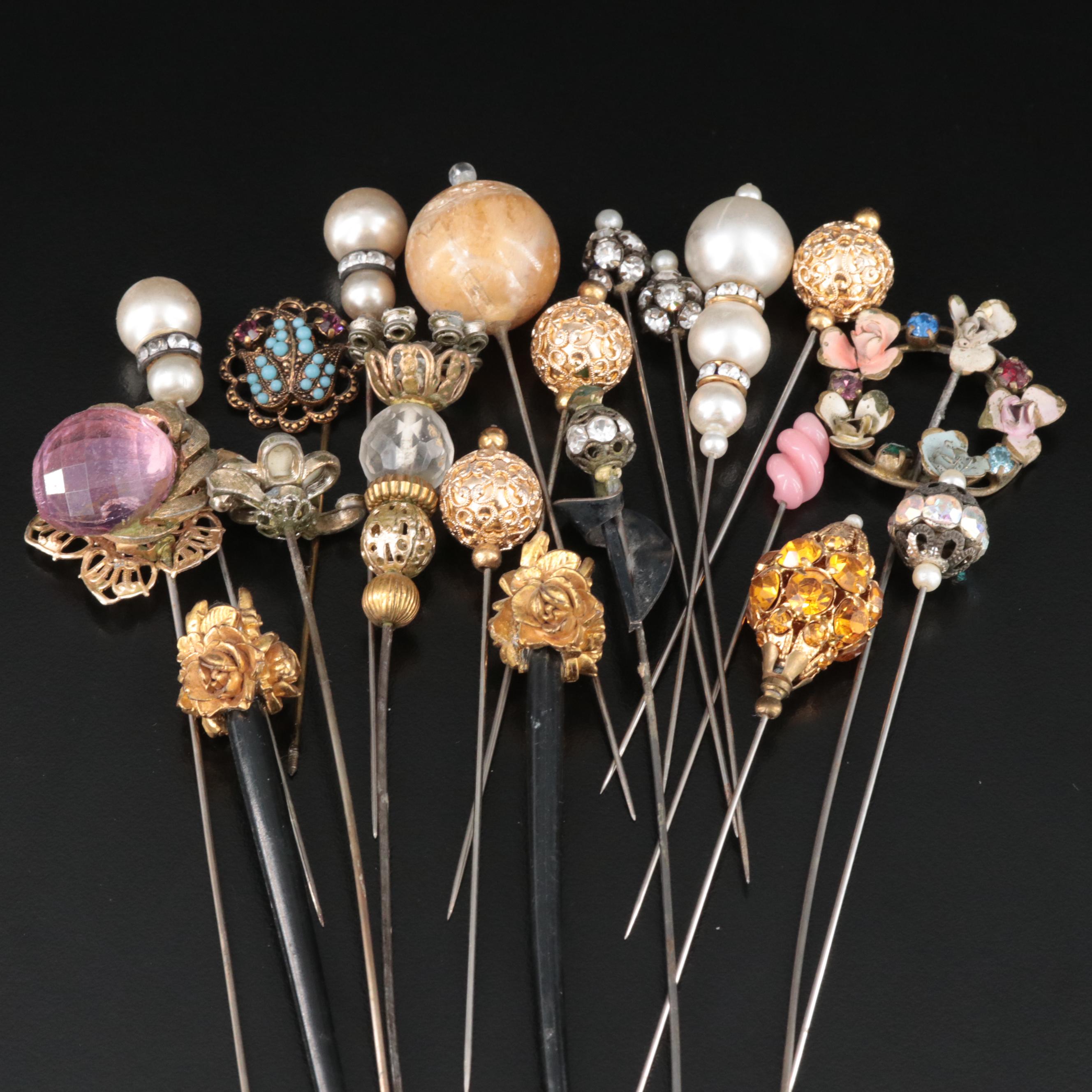 Vintage and Antique Hat Pin Collection