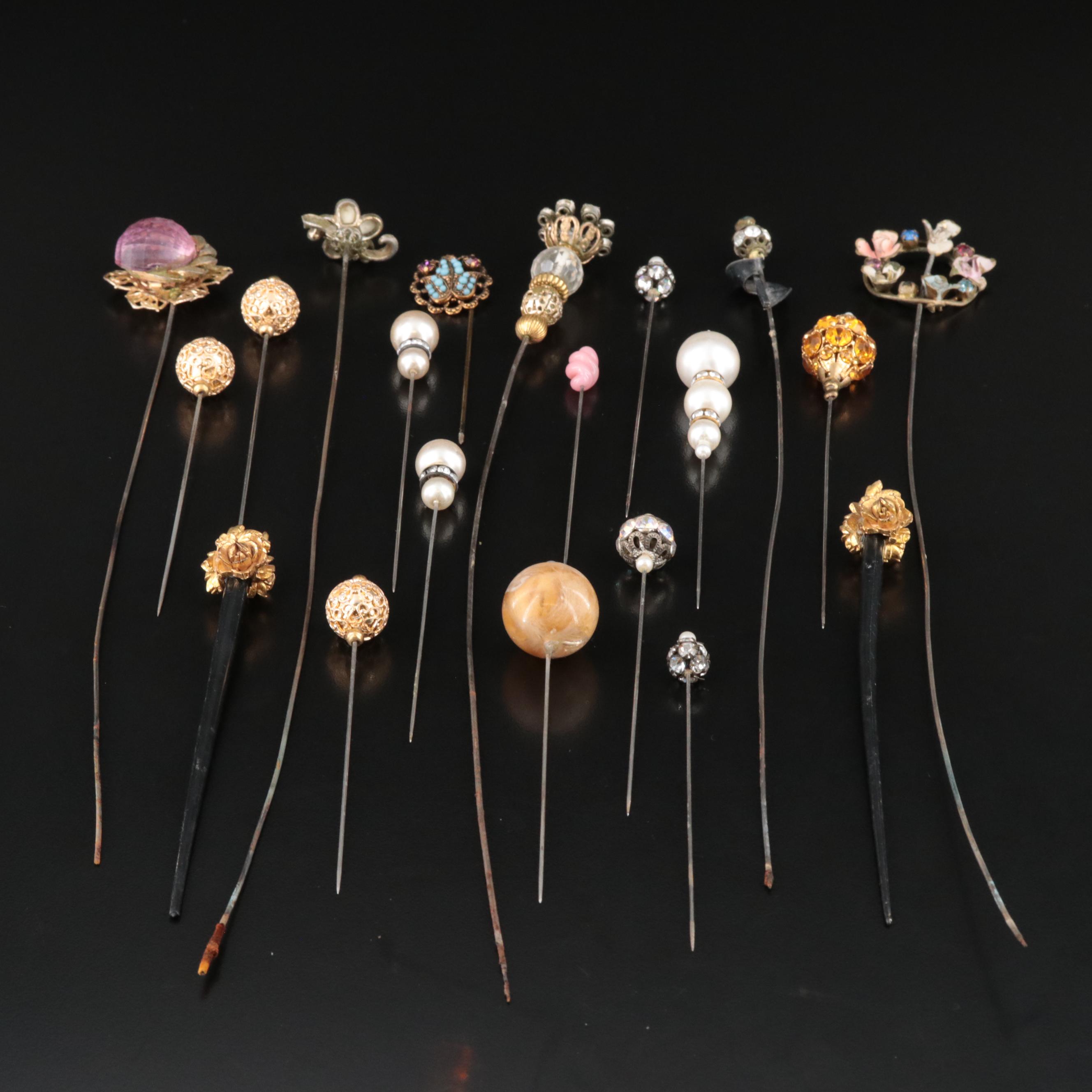 Vintage and Antique Hat Pin Collection