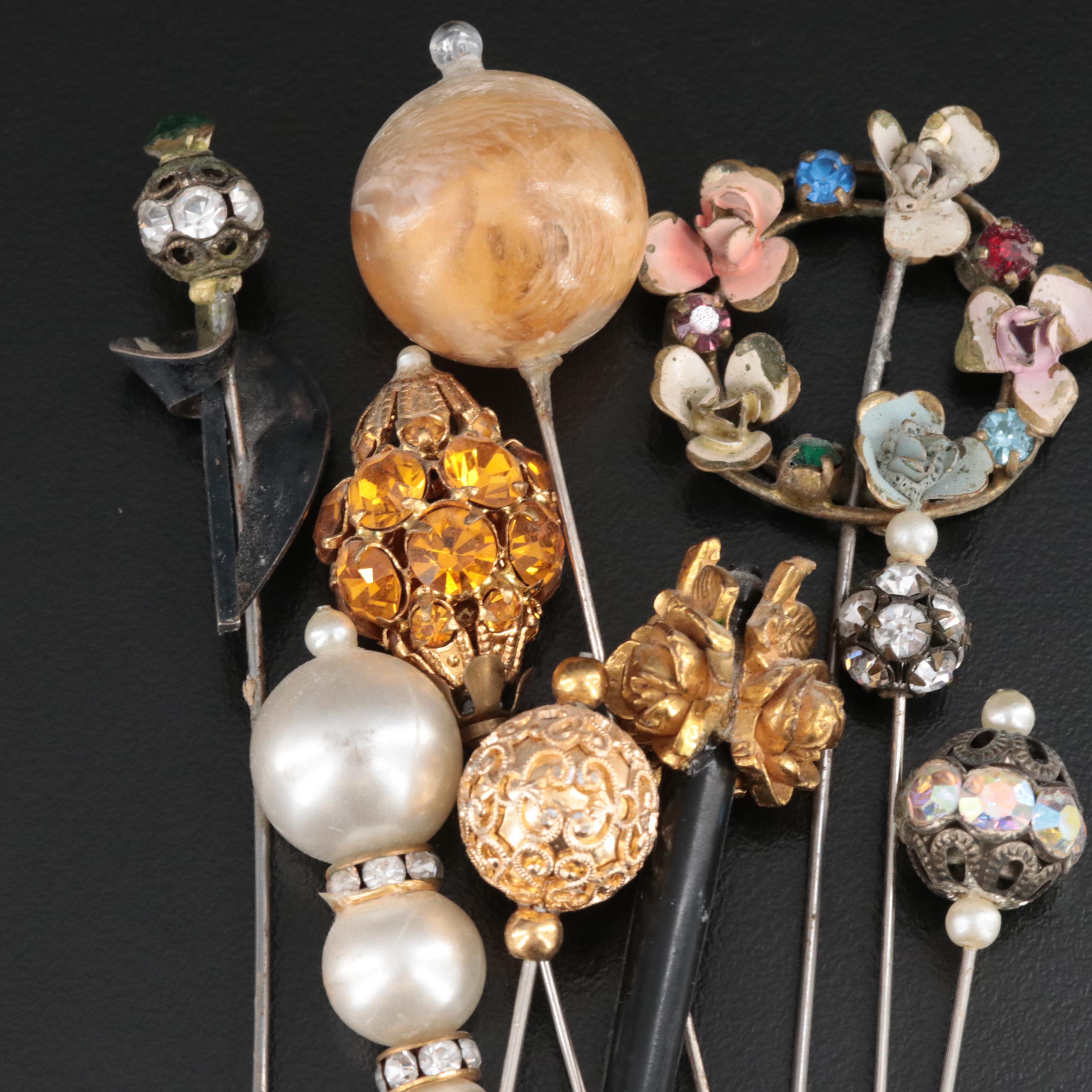 Vintage and Antique Hat Pin Collection