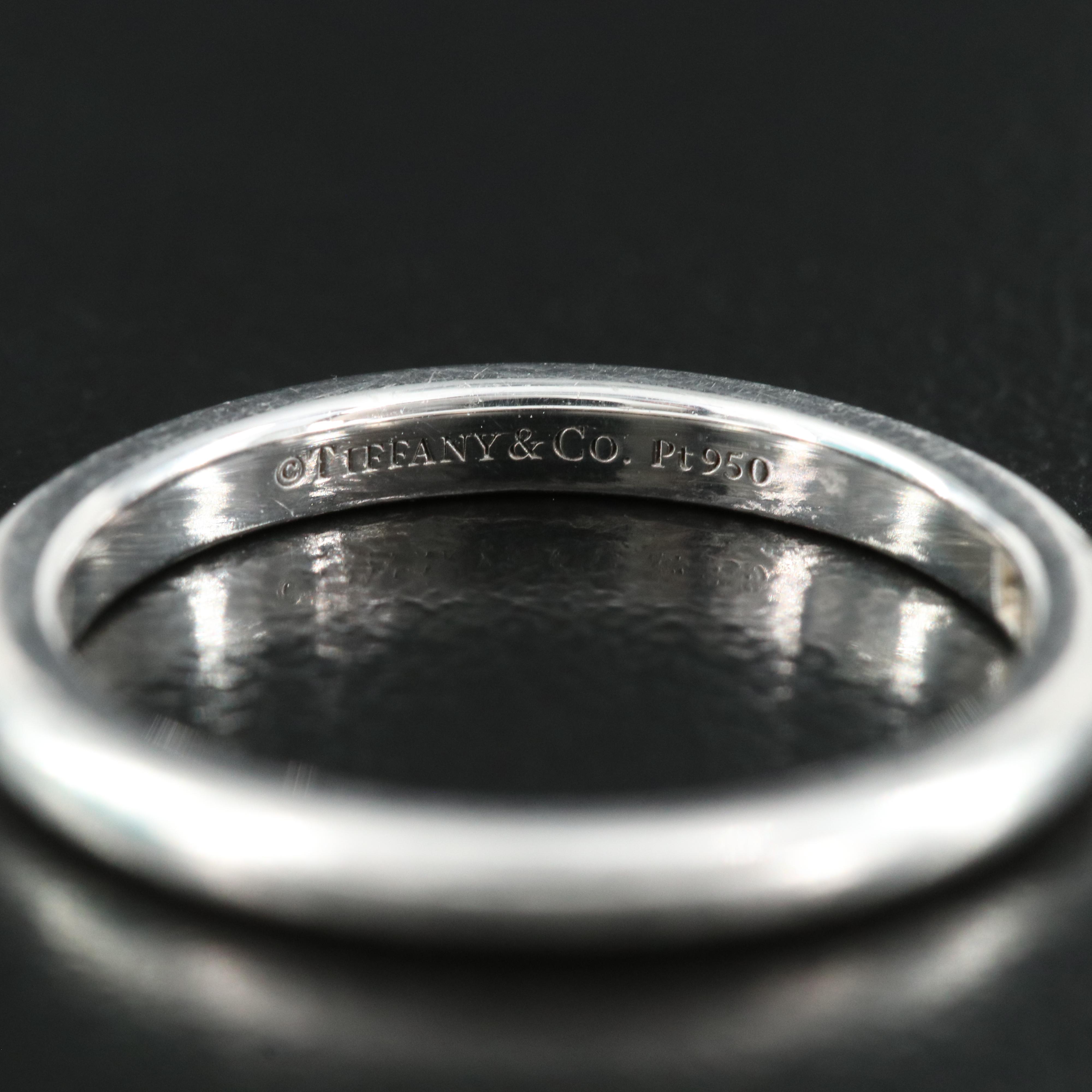 Tiffany & Co. Platinum Diamond Band