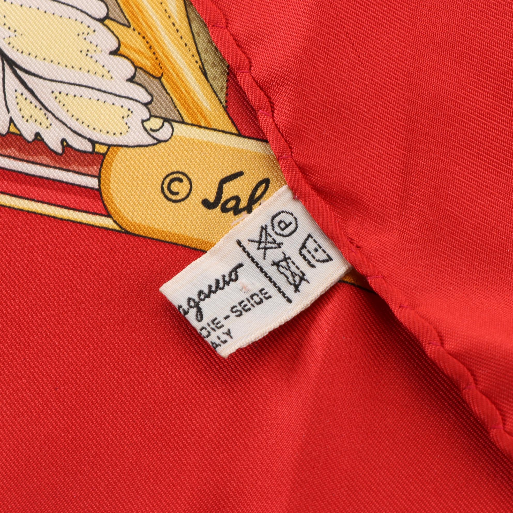 Salvatore Ferragamo Leopard Jungle Print Silk Scarf | Everything But