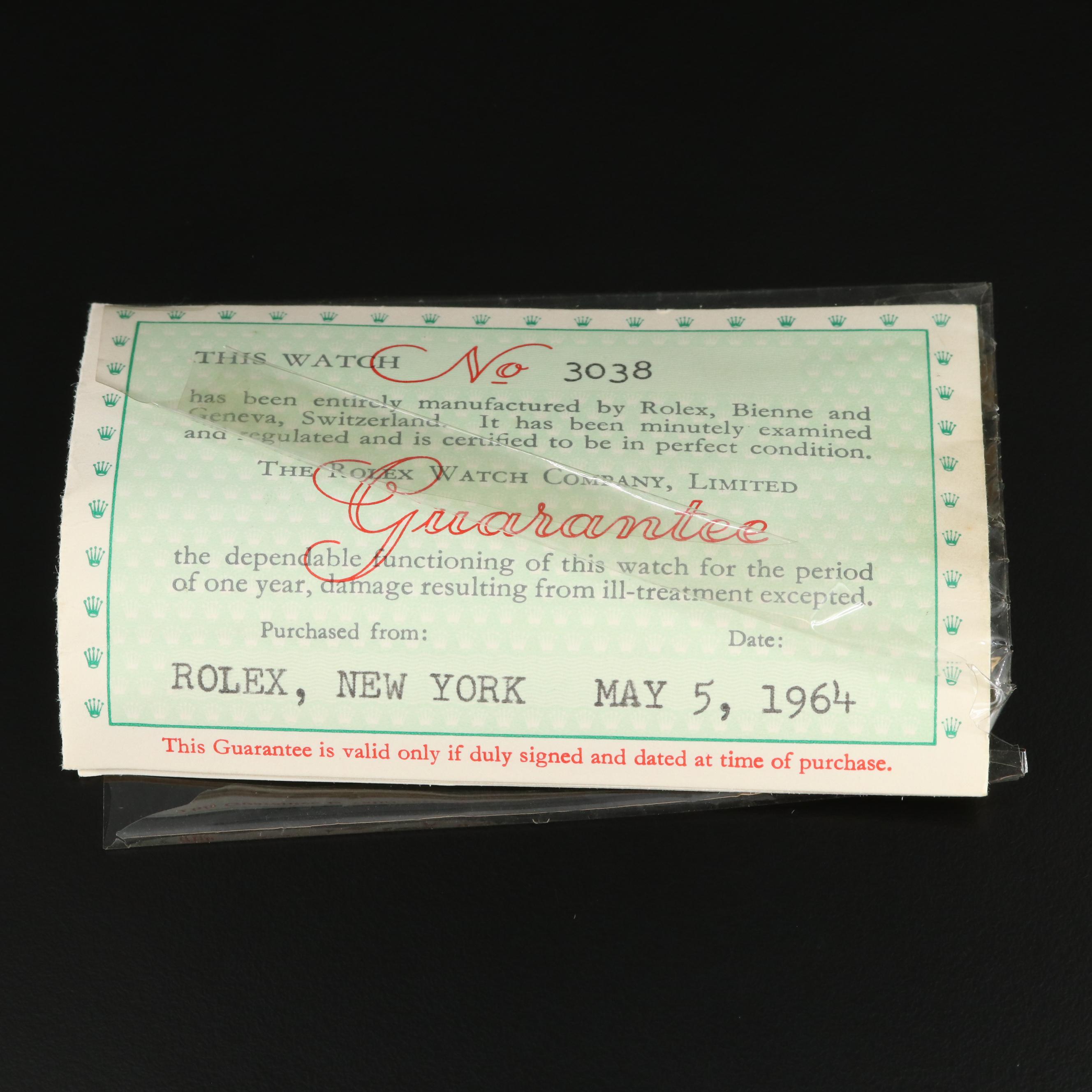 Rolex 14K "Presentation" Manual-Wind Watch