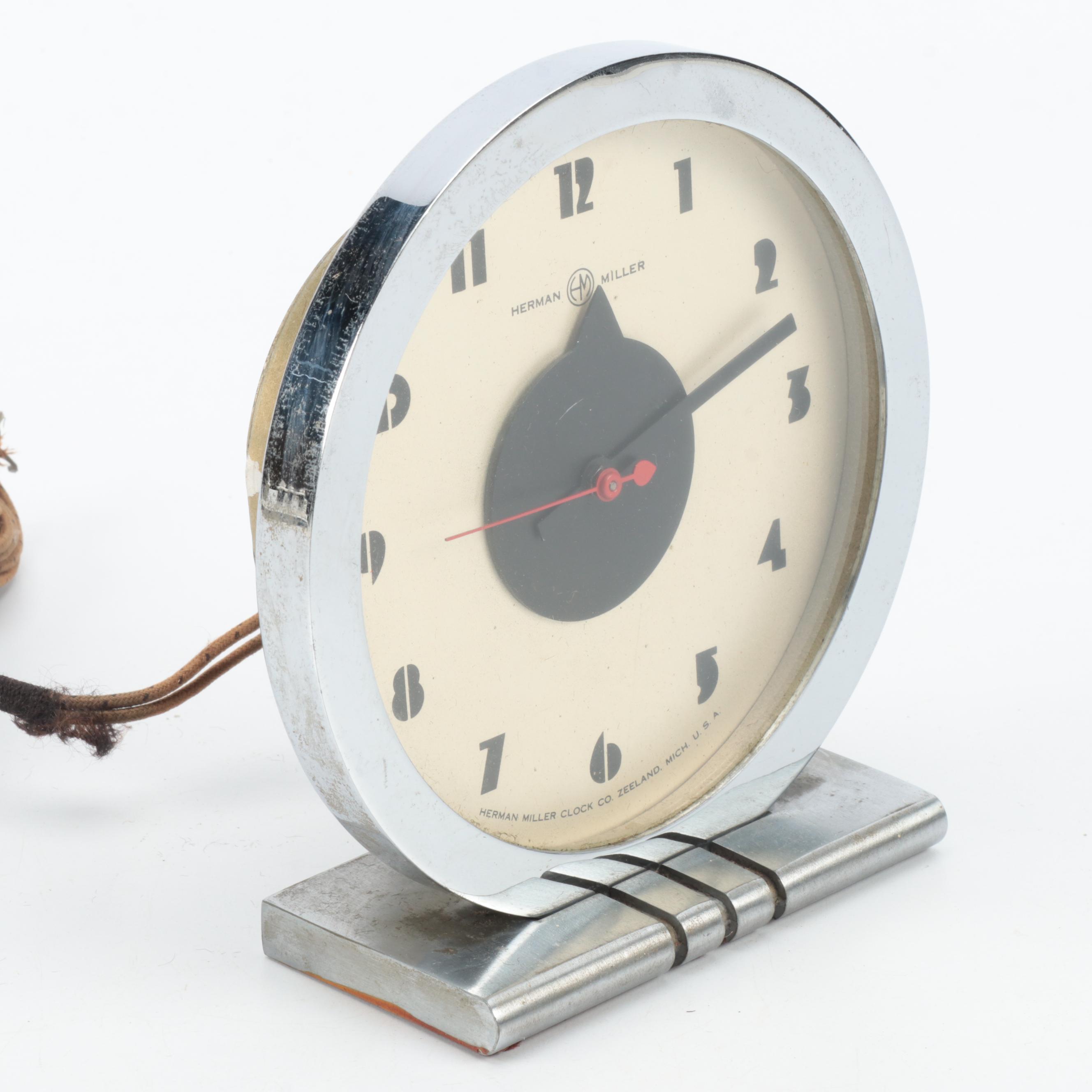 Gilbert Rohde for Herman Miller Art Deco Alarm Clock