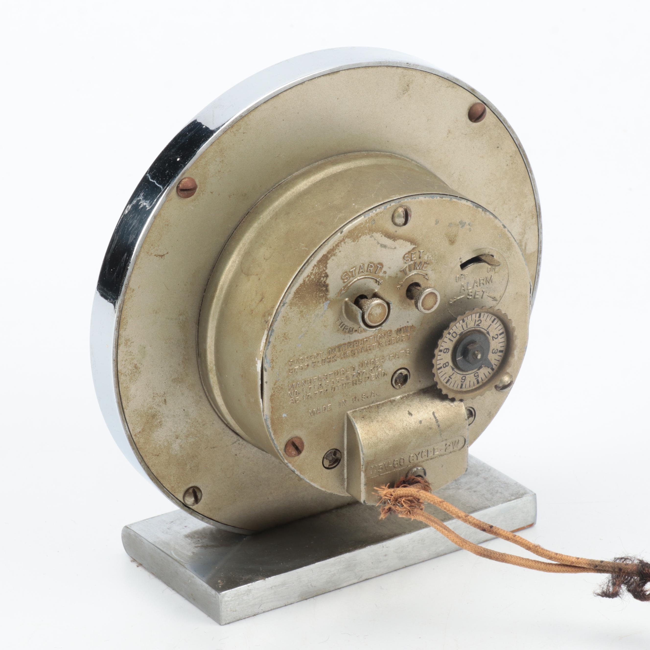 Gilbert Rohde for Herman Miller Art Deco Alarm Clock